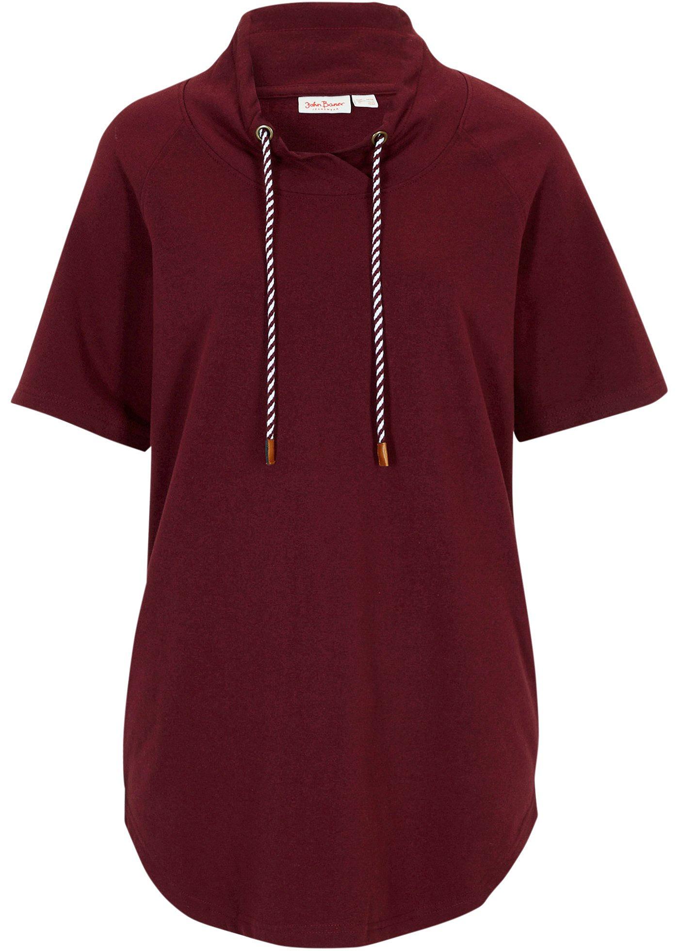 Sweat-shirt long, mi-manches