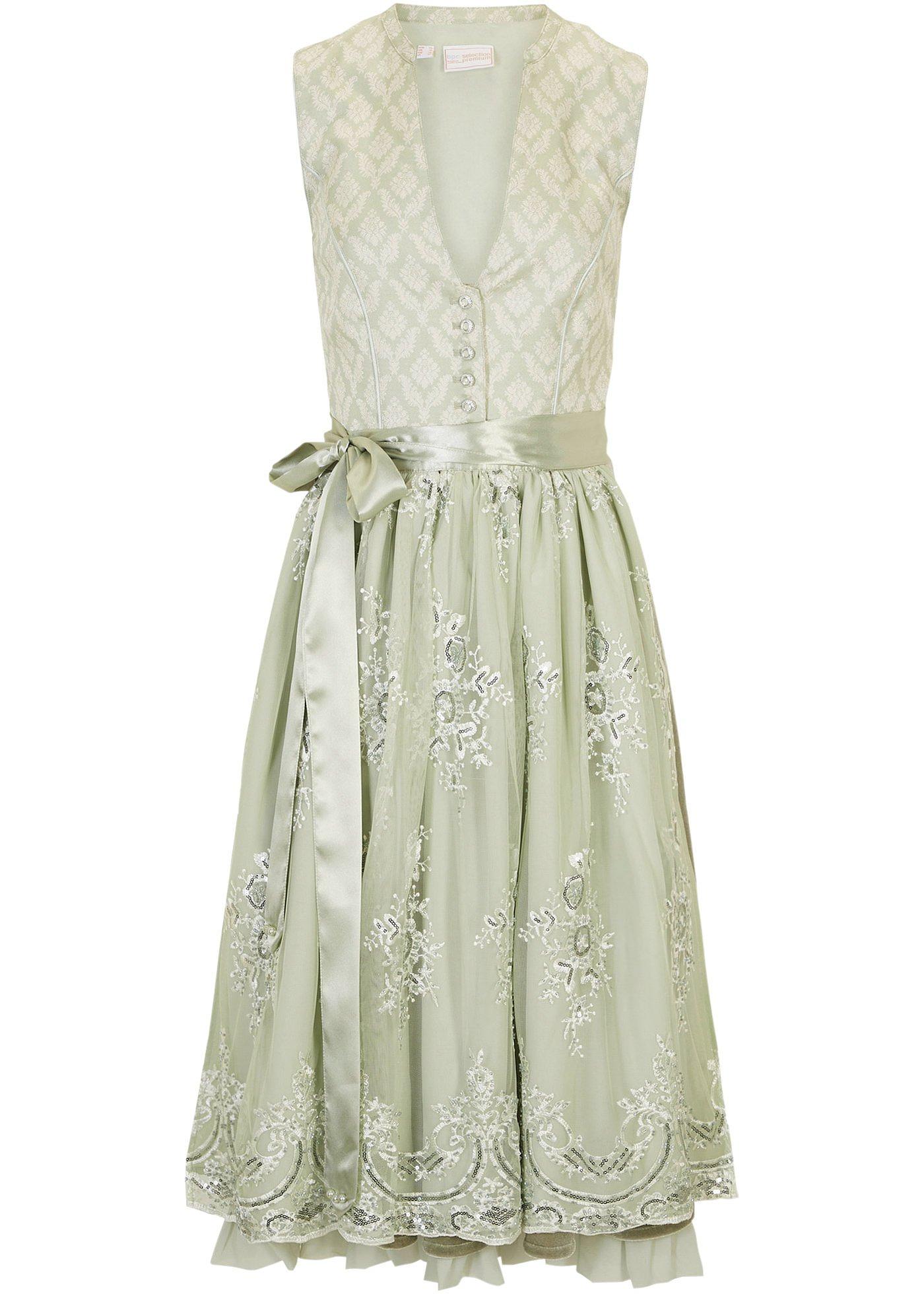 Image de Dirndl avec jacquard et broderie (Ens. 2 pces.)