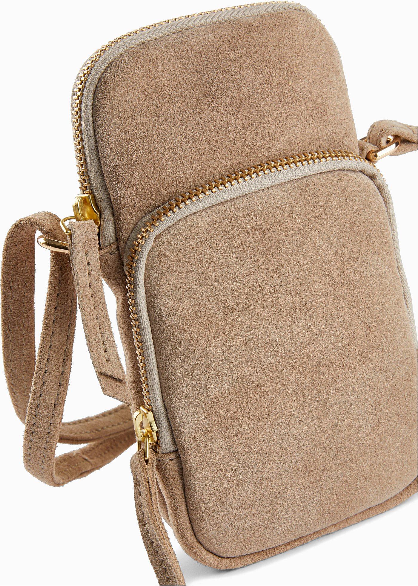 Pochette pour portable en cuir