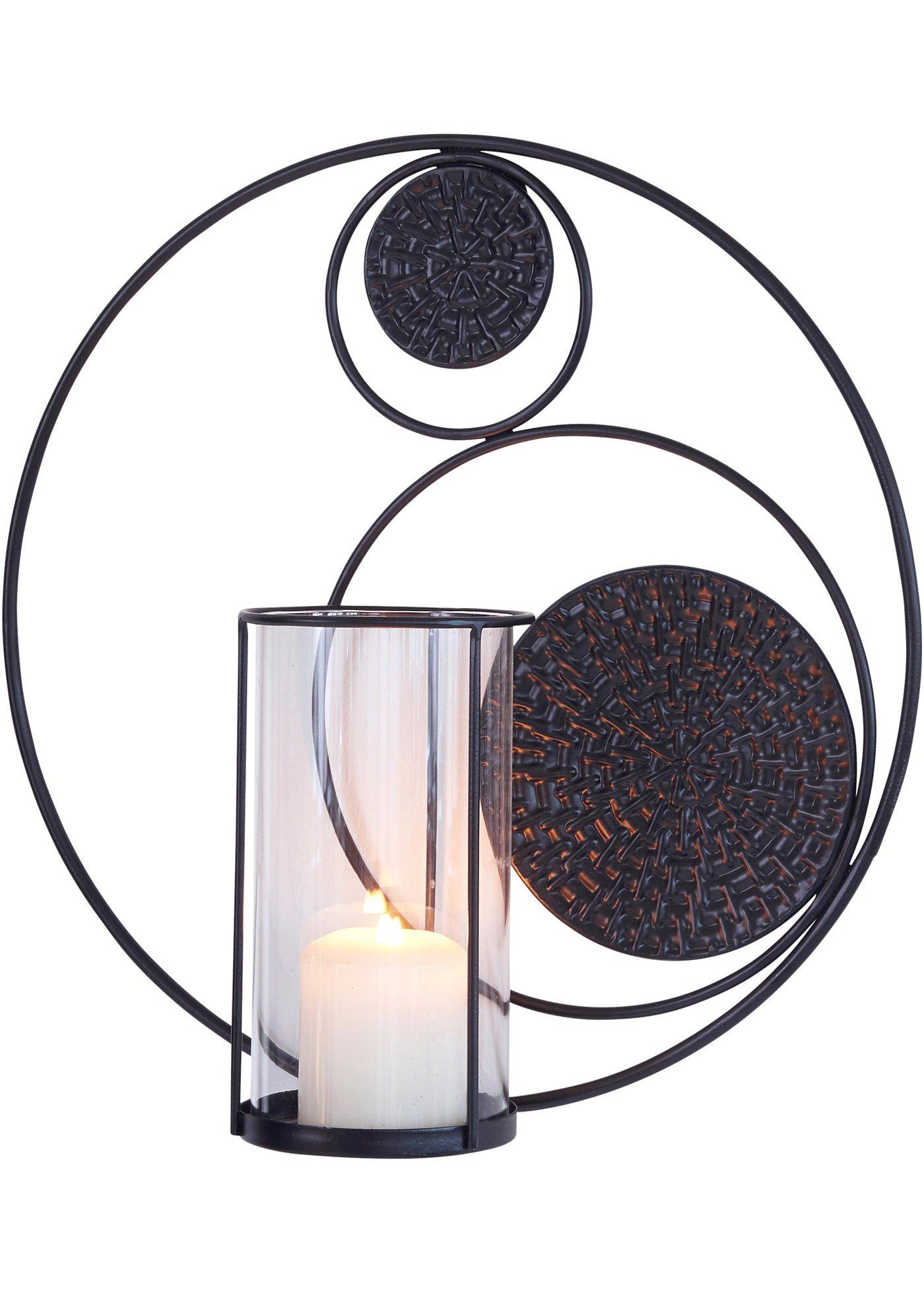 Bougeoir mural avec photophore