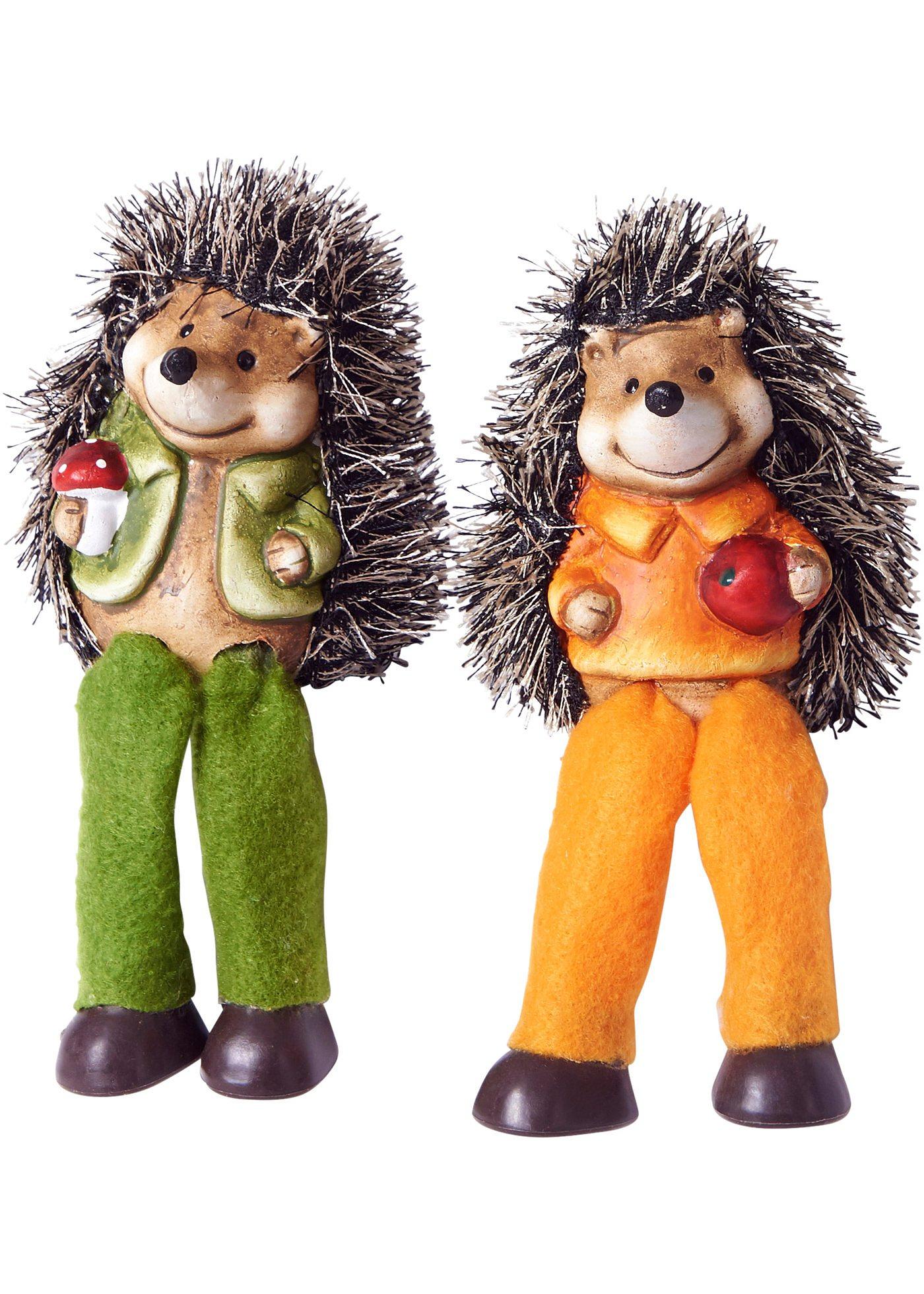 Déco bord d'étagère hérisson (Ens. 2 pces.)