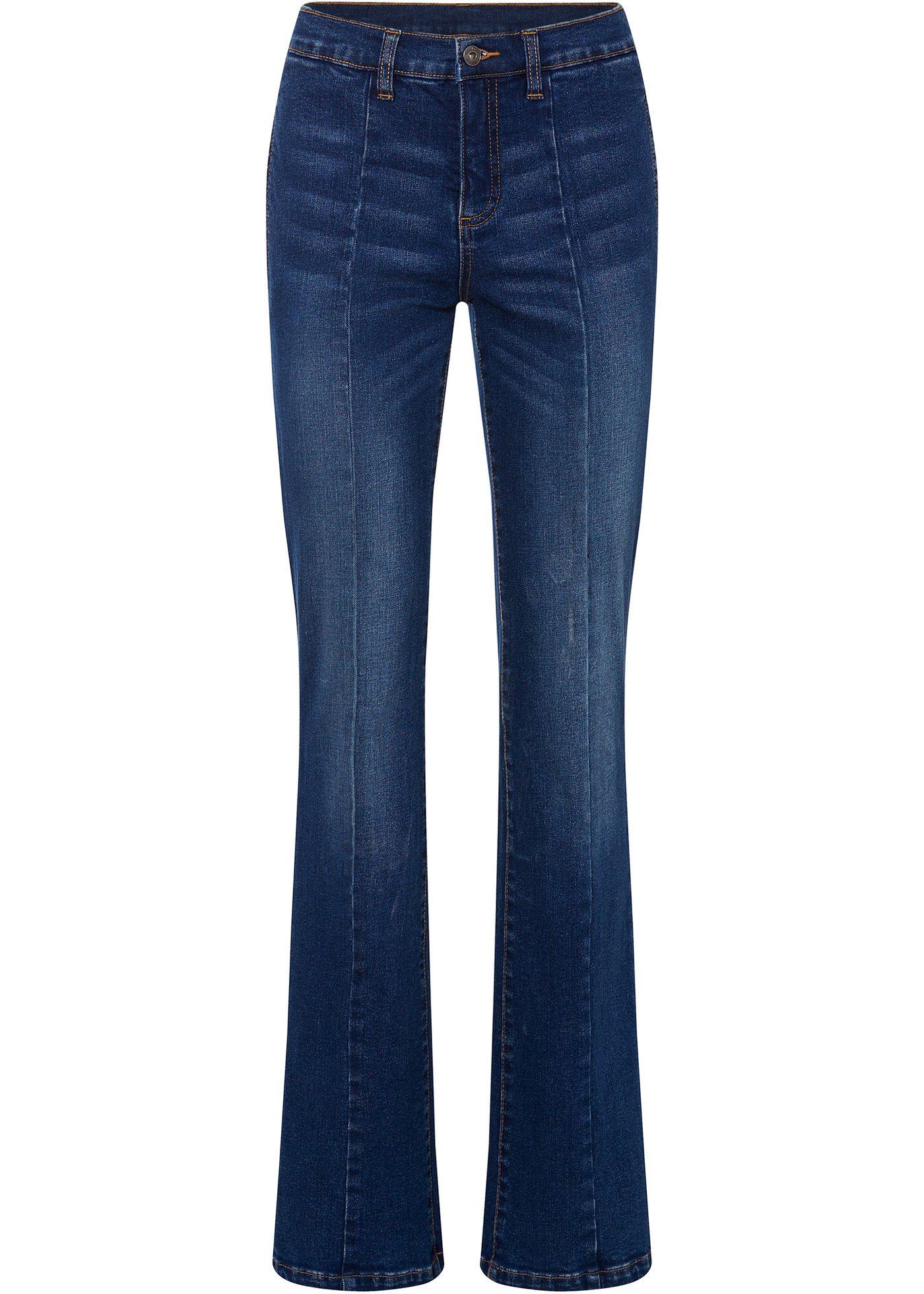 Jean Flare avec couture d'empiècement