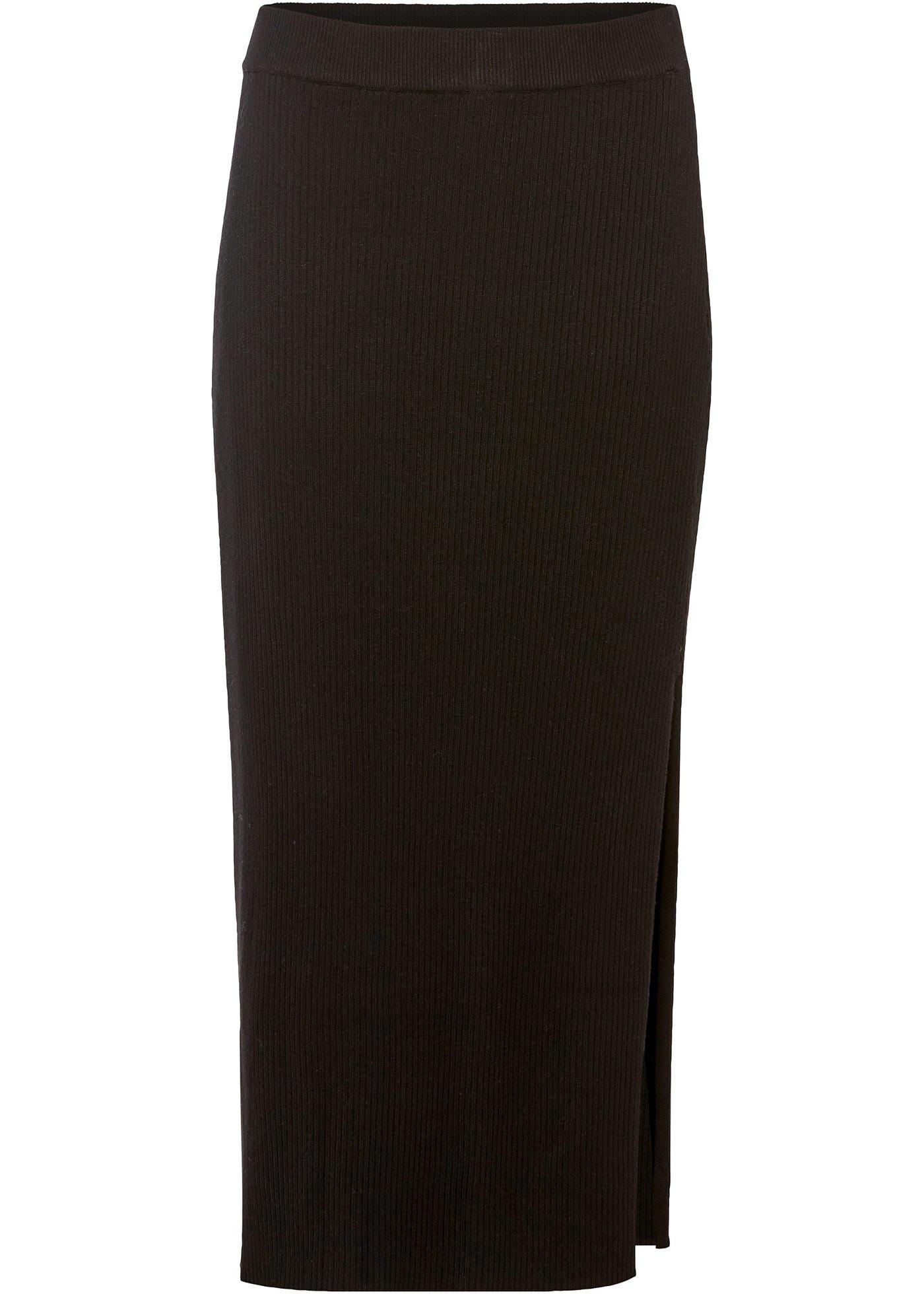 Jupe en maille avec fente