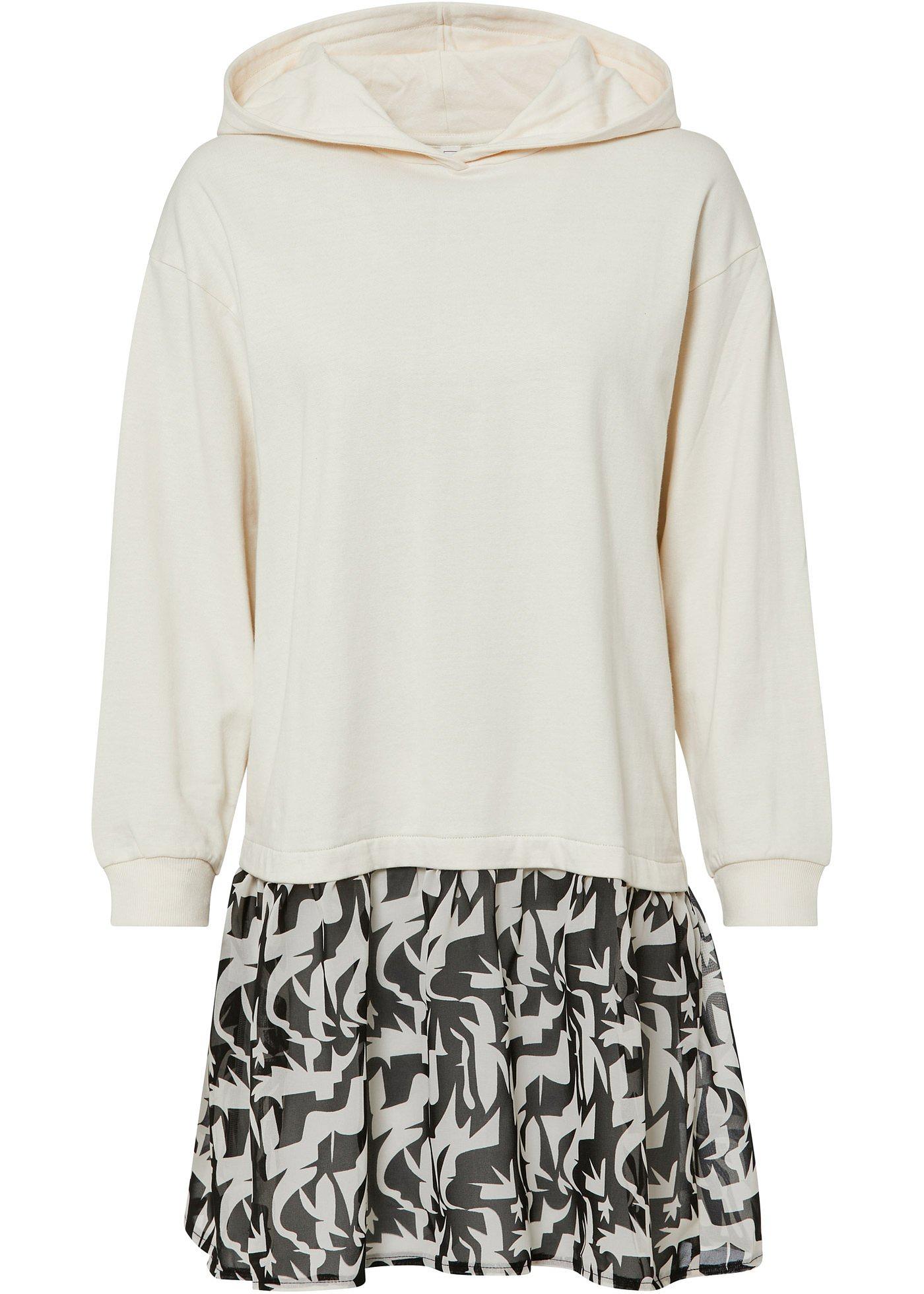 Sweat-shirt avec empiècement jupe