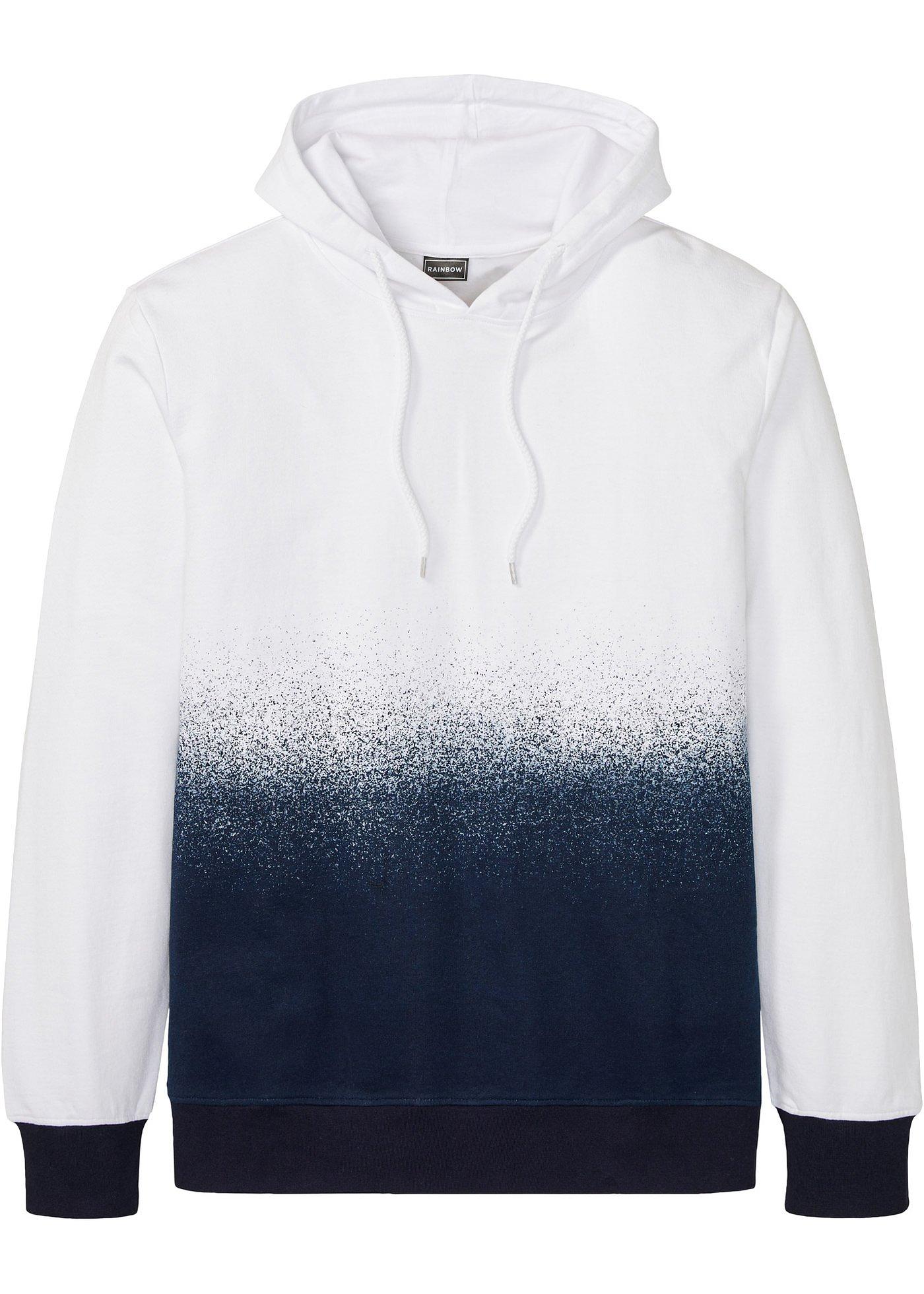 Sweat-shirt à capuche en dégradé de couleur