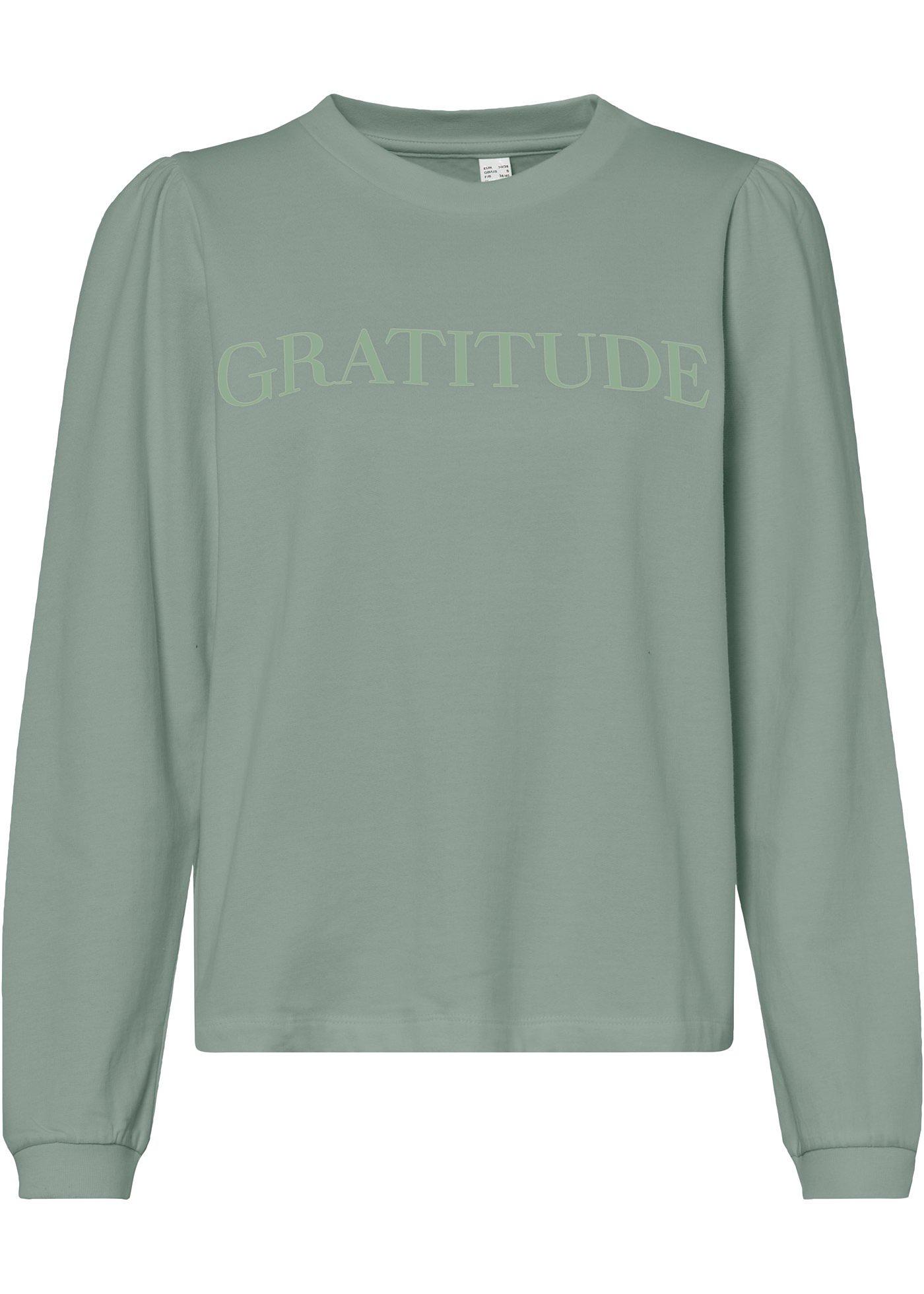 Sweat-shirt à manches bouffantes