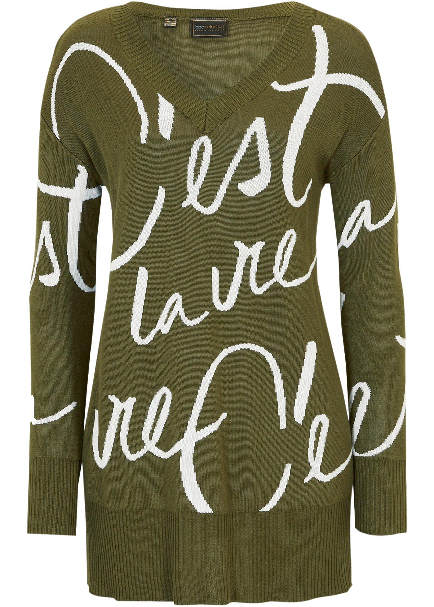 Pull avec inscription