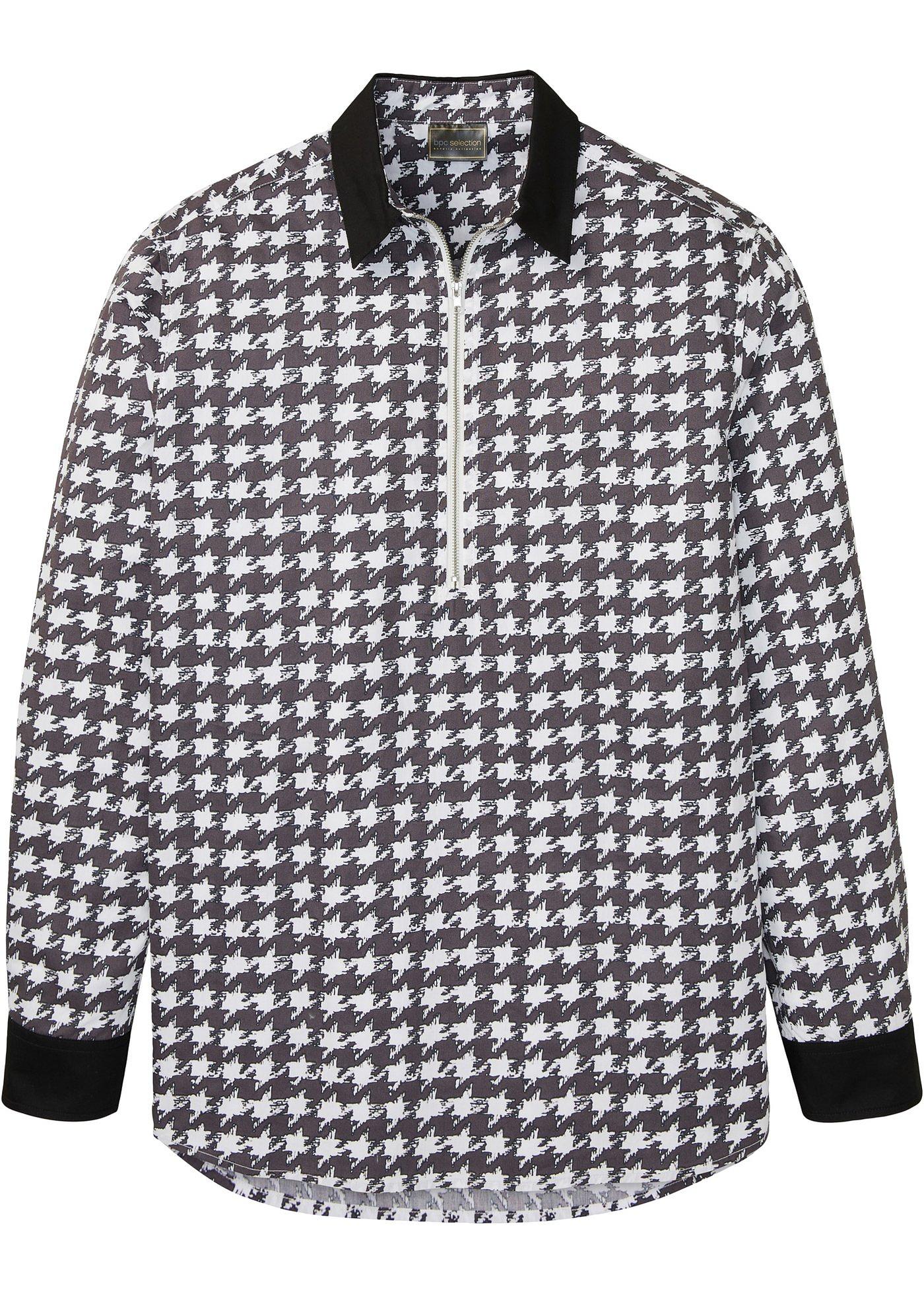 Chemise manches longues avec zip