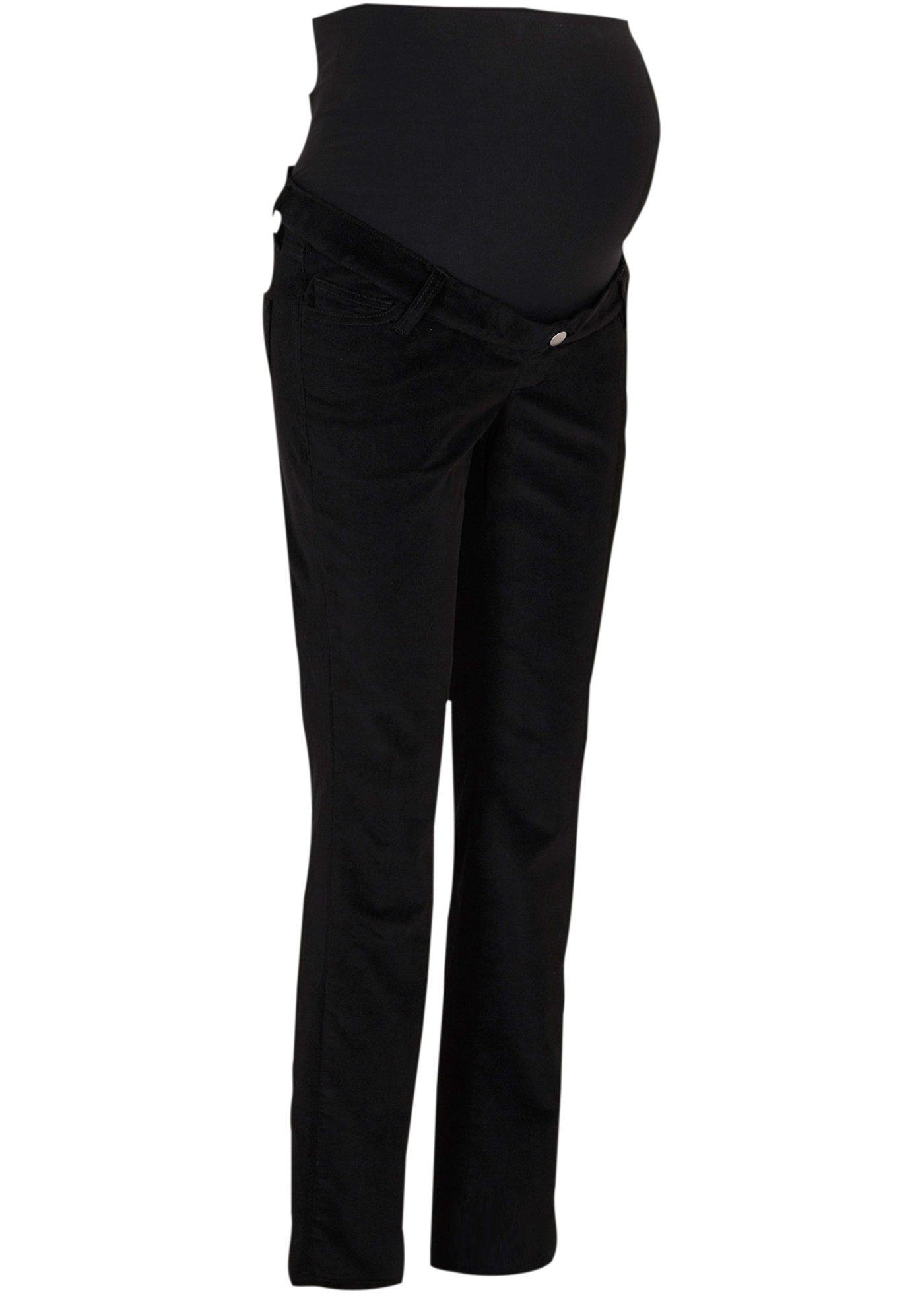Pantalon de grossesse en velours côtelé extensible