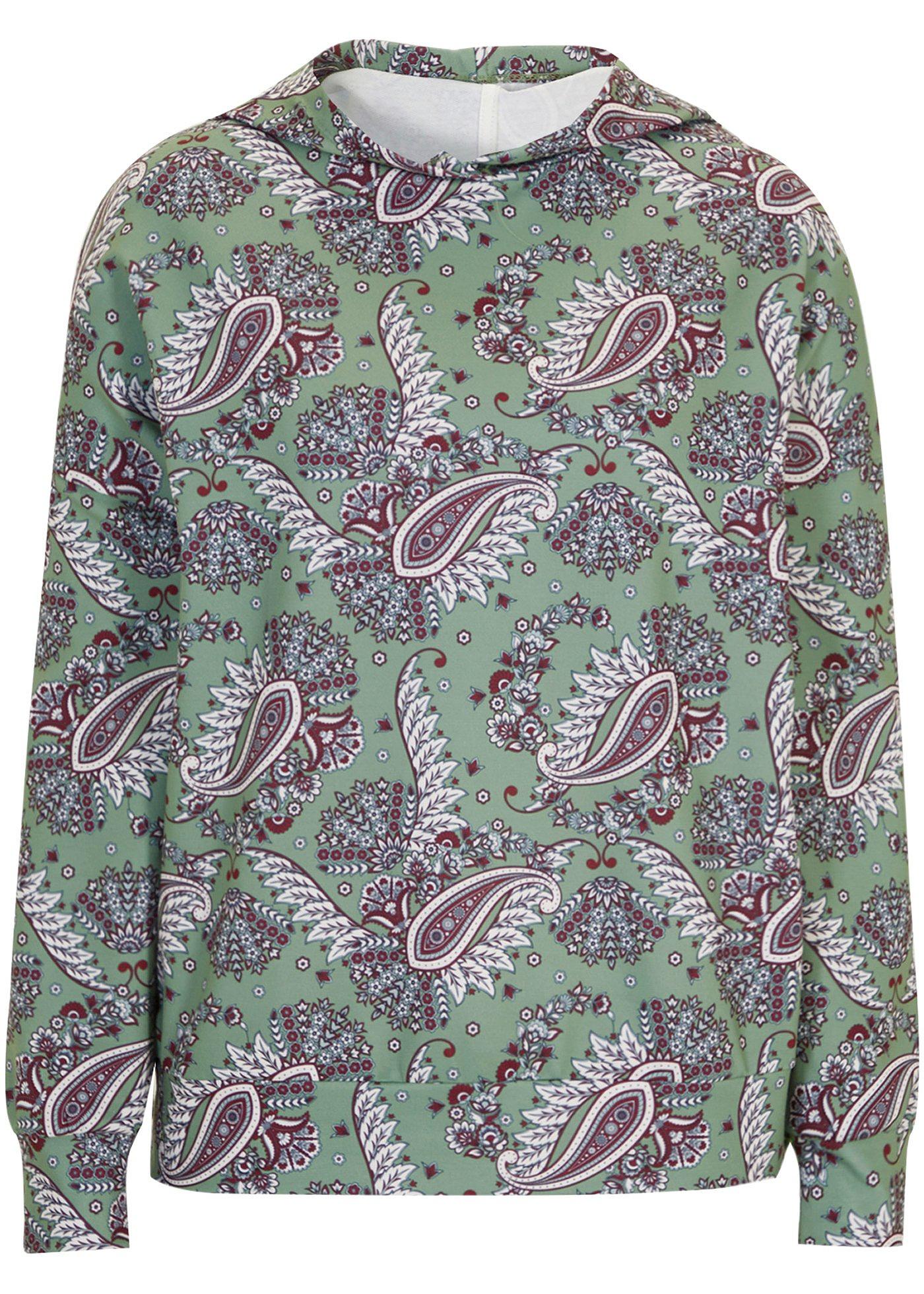 Sweat-shirt à capuche, paisley