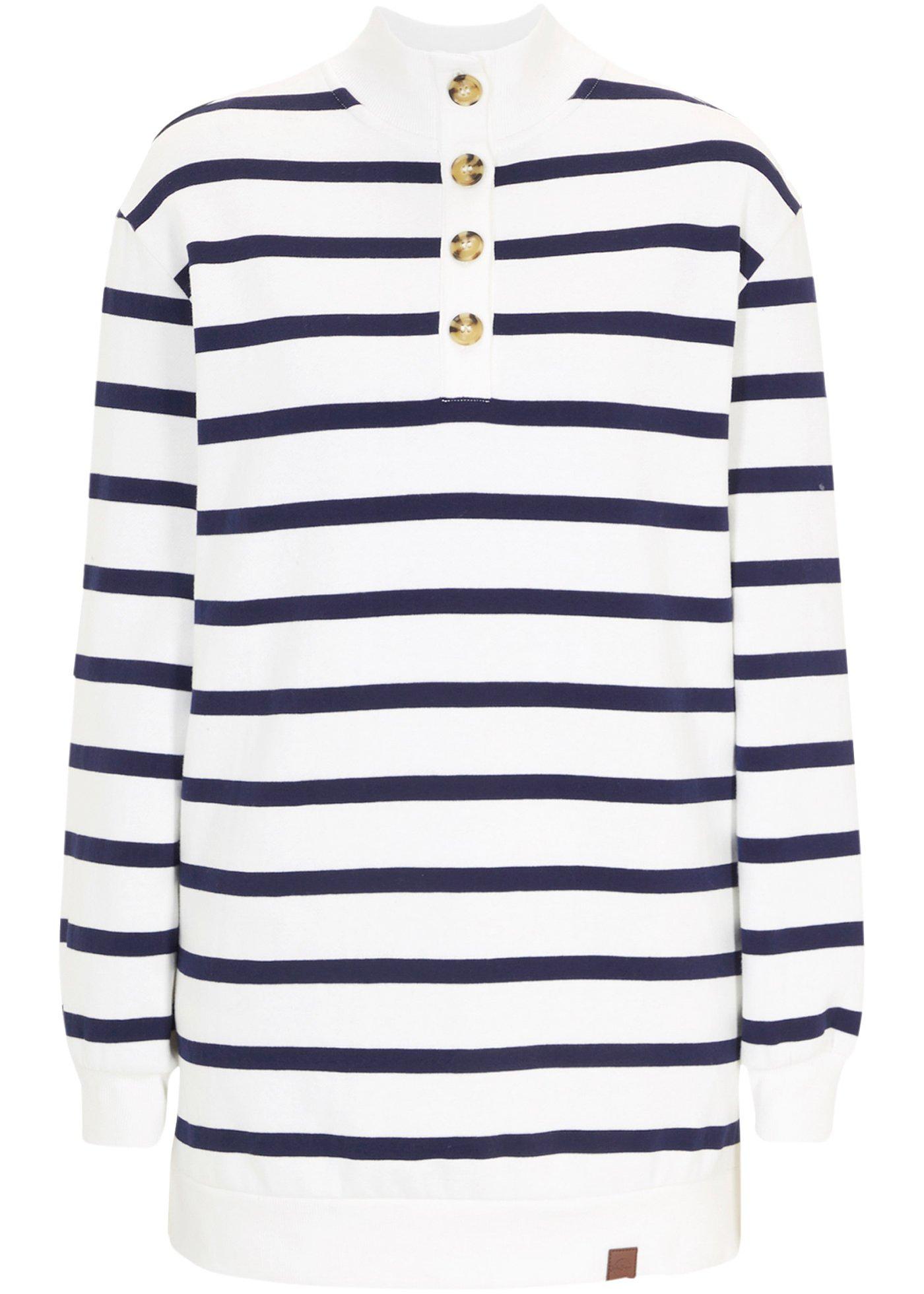 Sweat-shirt long avec col camionneur