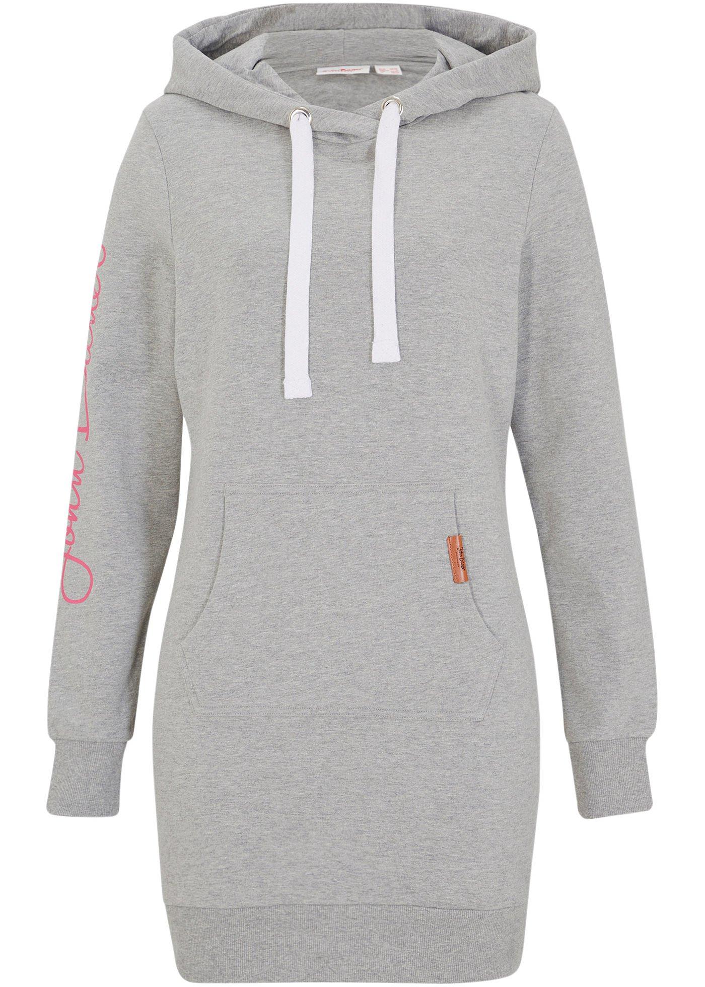 Sweat-shirt long à capuche