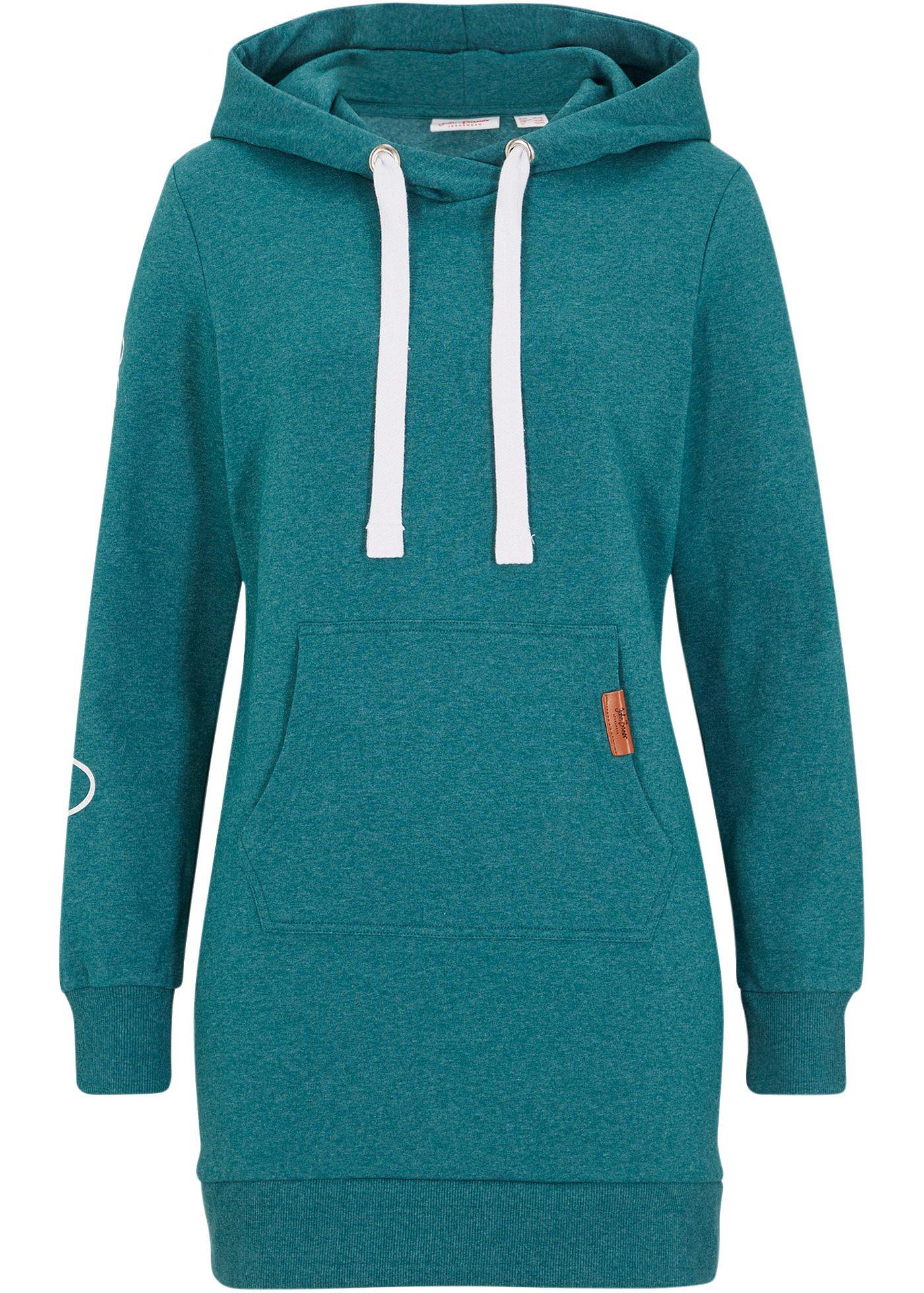 Sweat-shirt long à capuche