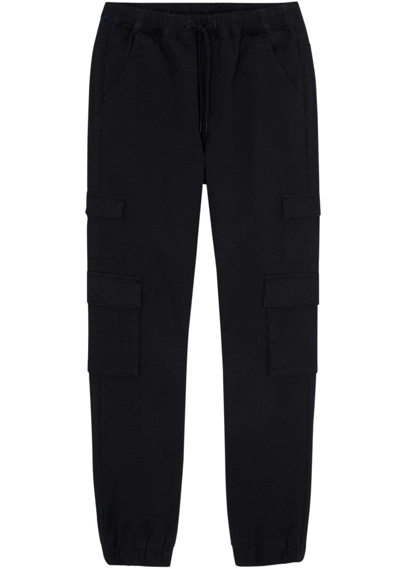 Pantalon parachute garçon avec cordons et poches, Regular Fit