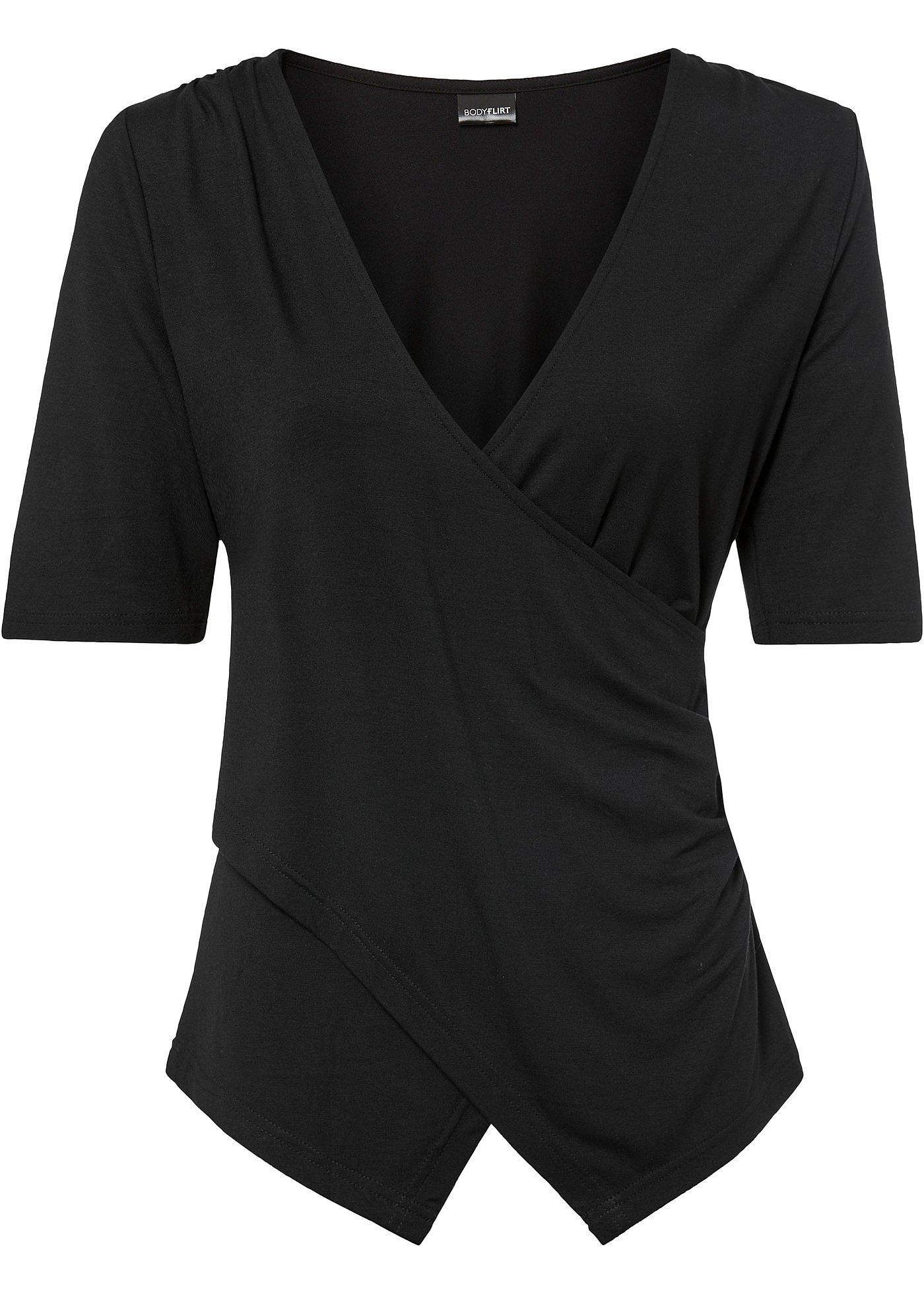 T-shirt portefeuille en viscose