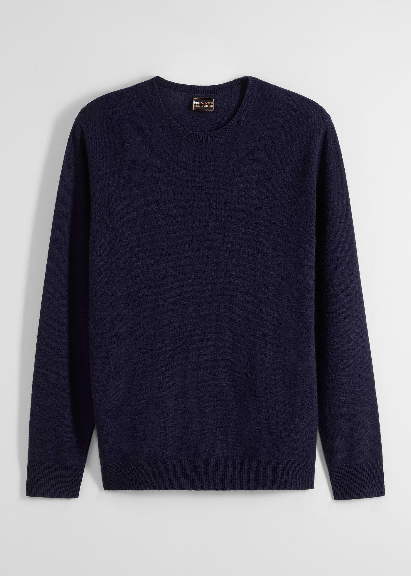 Pull en laine avec teneur en Good Cashmere Standard®, col rond