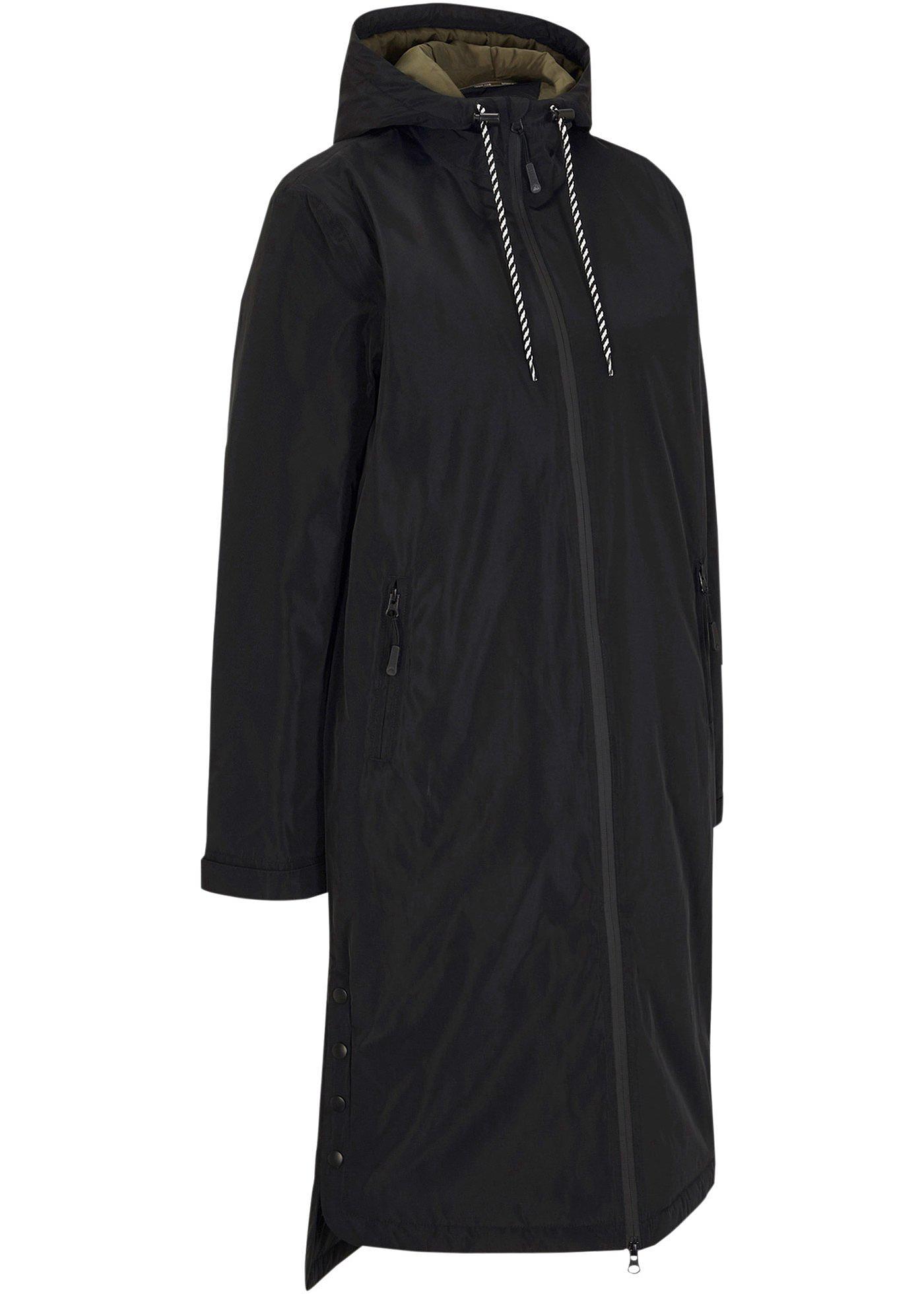 Manteau de pluie rembourré longueur midi, étanche