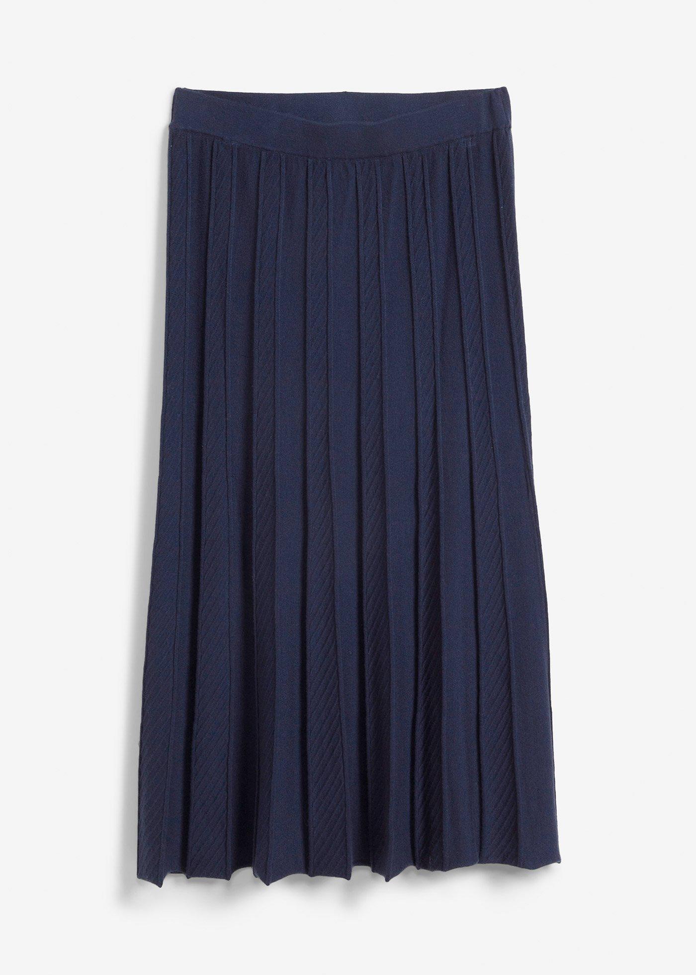 Jupe en maille plissée