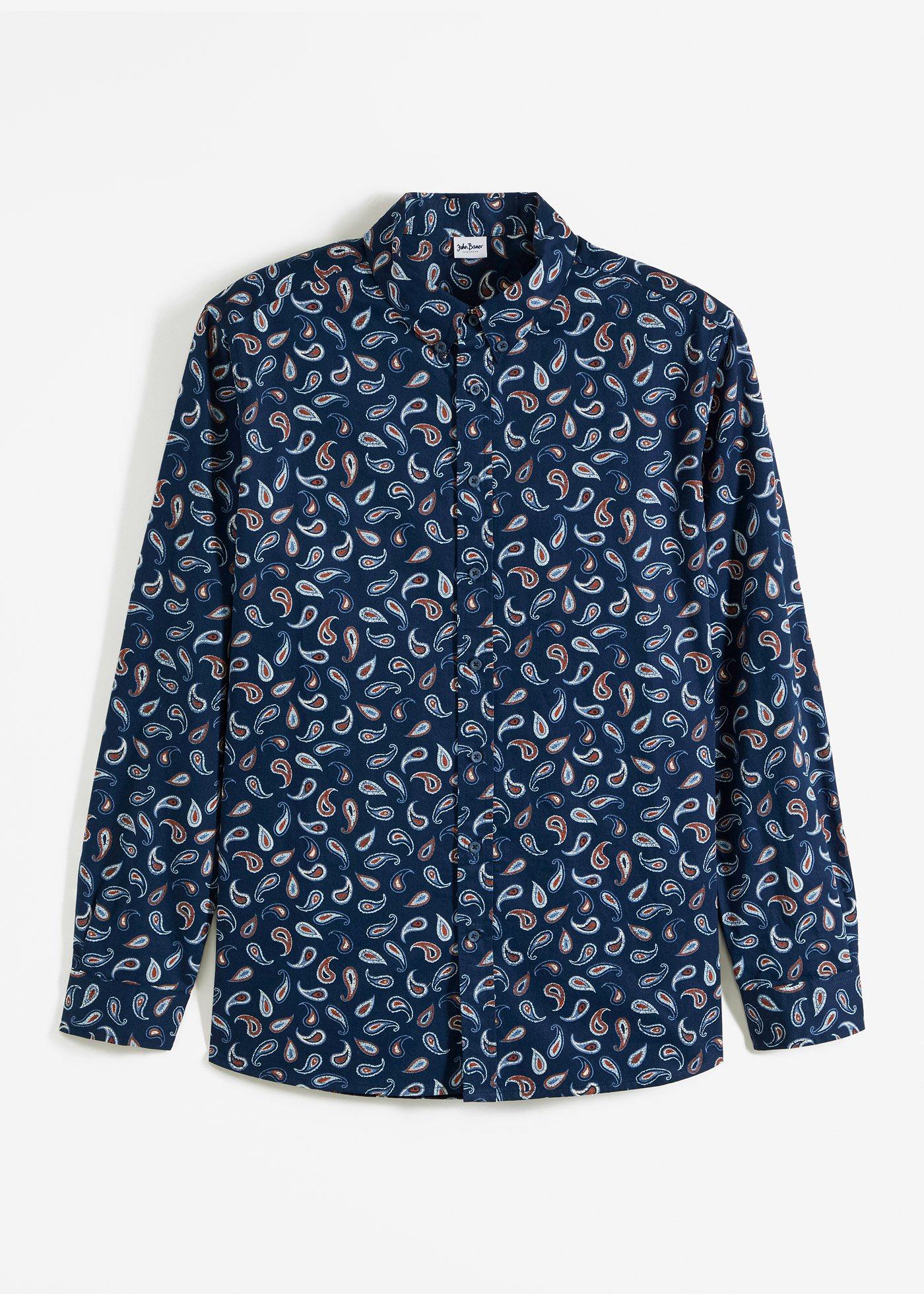 Chemise manches longues coupe confort