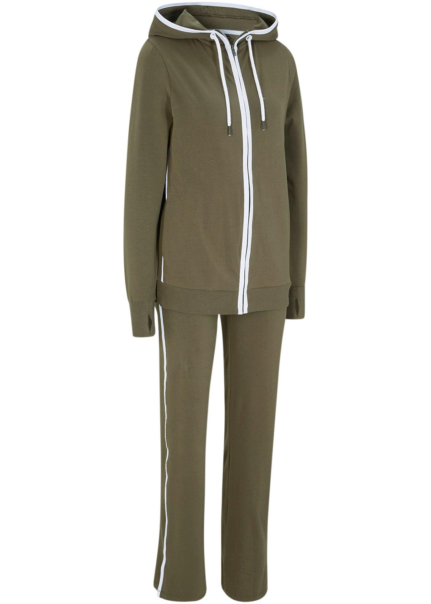 Survêtement en coton extensible (Ens. 2 pces.)