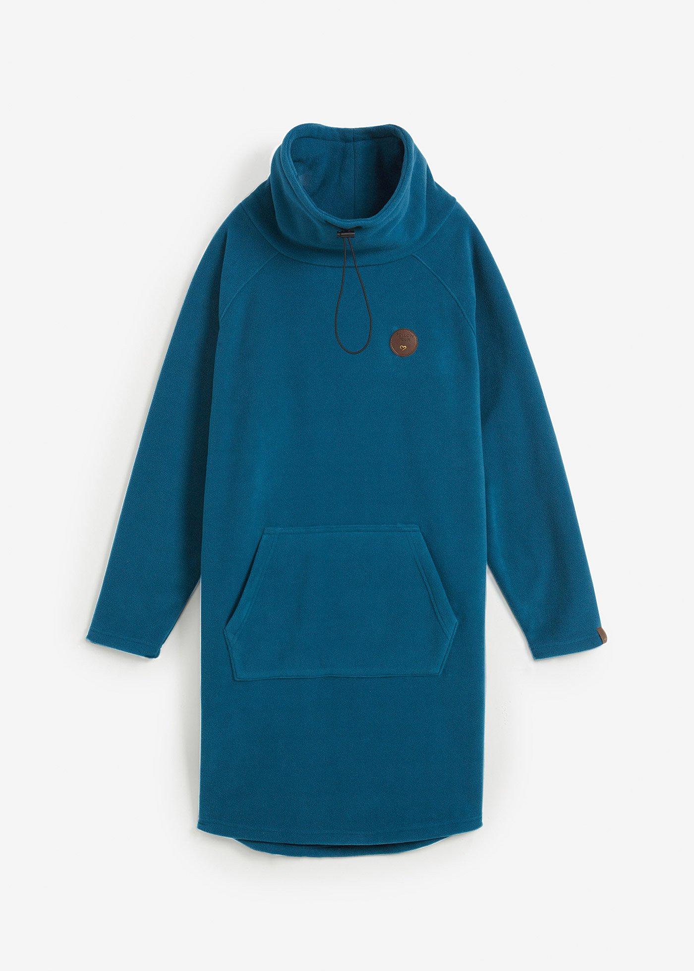 Robe en polaire avec col montant