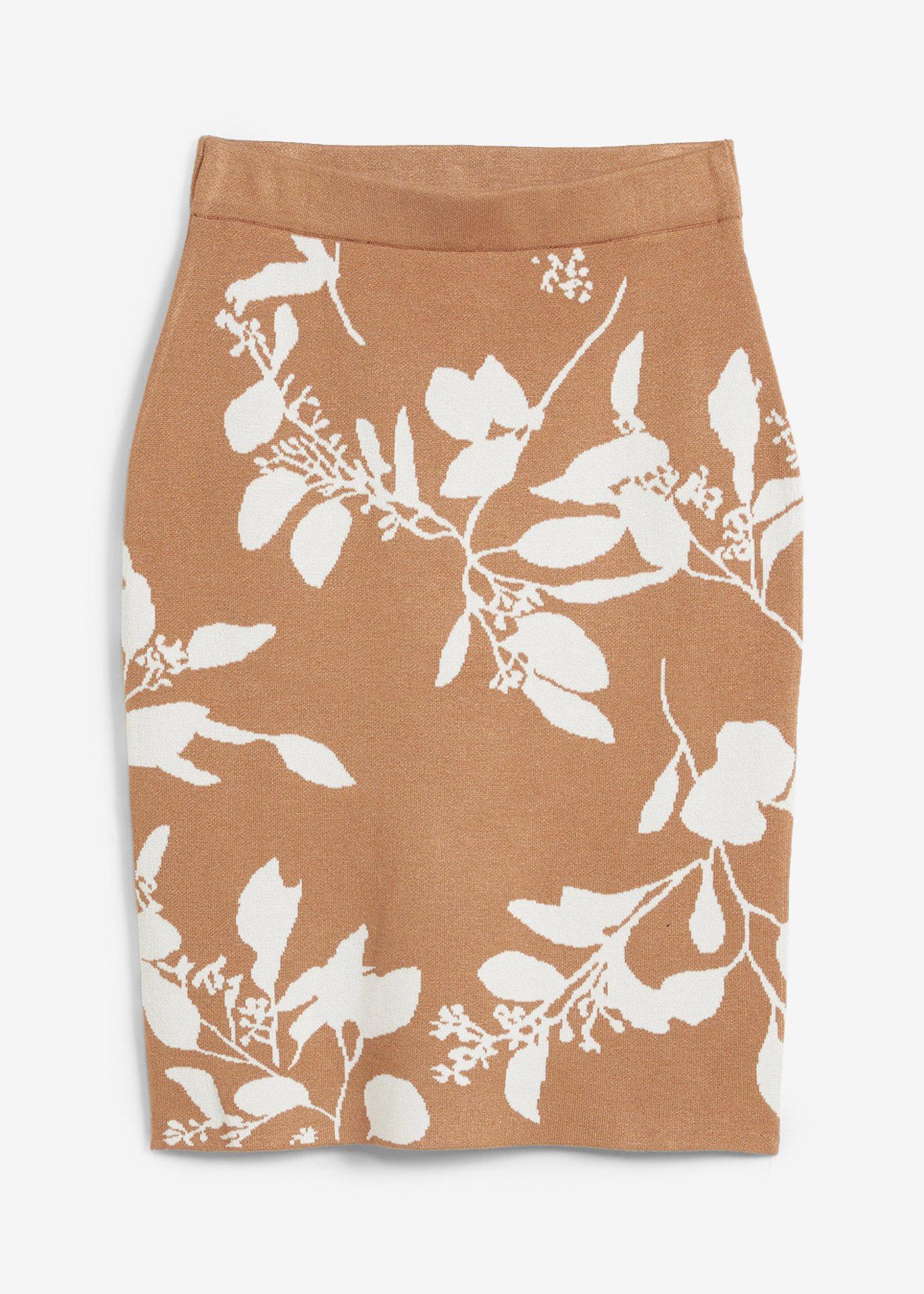 Jupe en maille jacquard