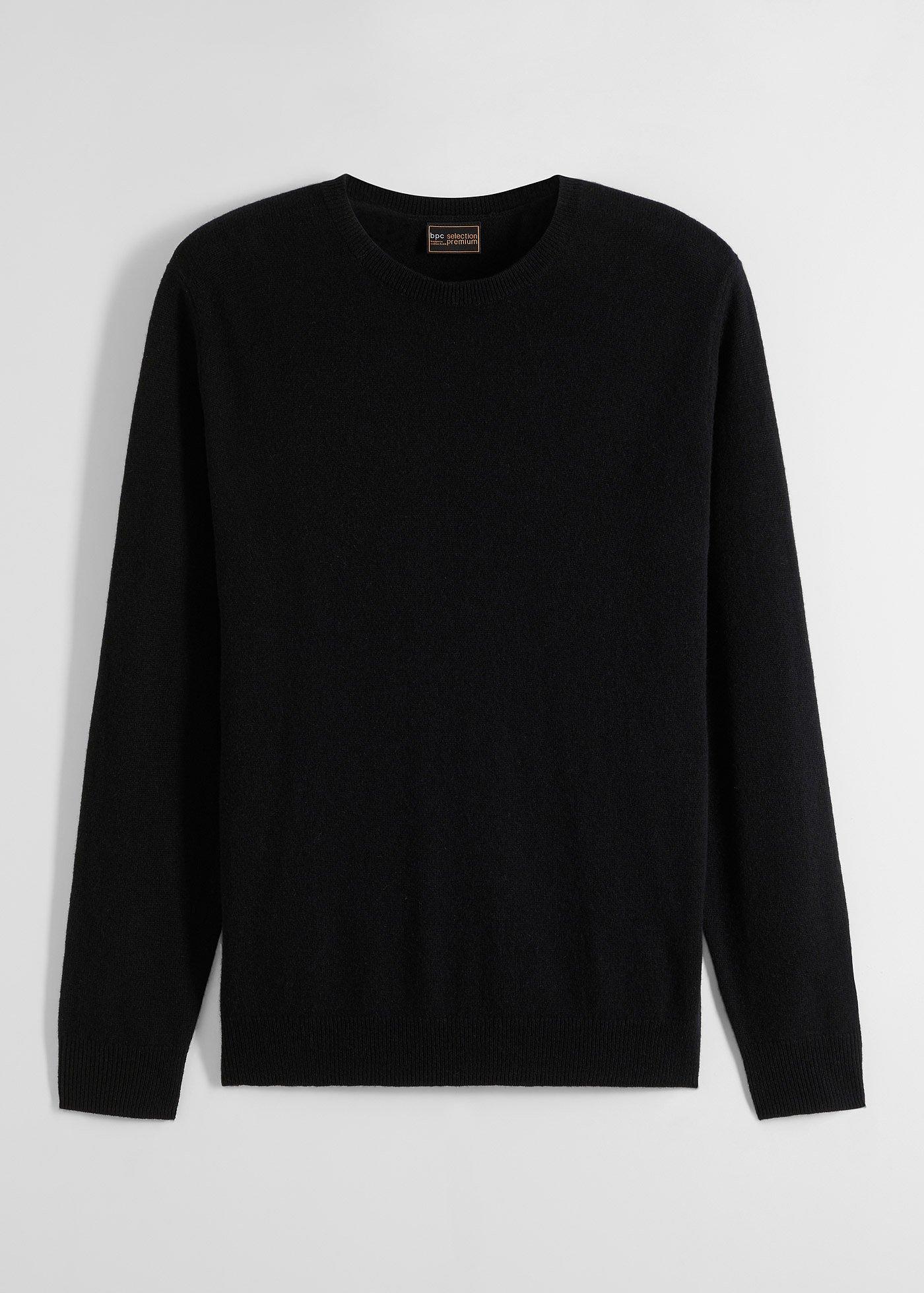 Pull en laine avec teneur en Good Cashmere Standard®, col rond