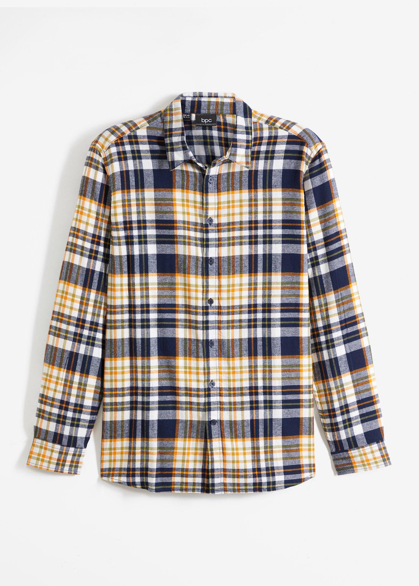 Chemise manches longues en flanelle