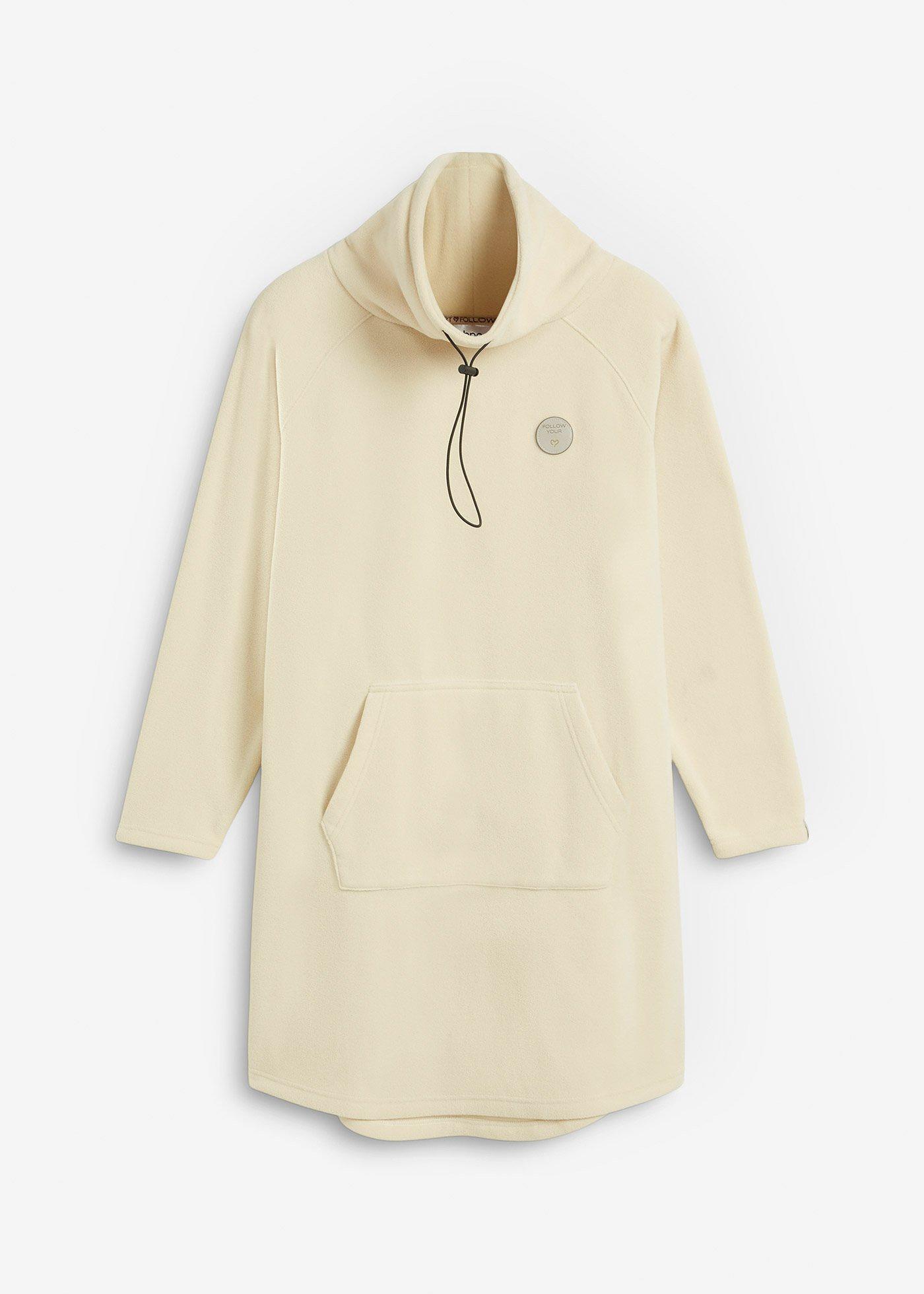 Robe en polaire avec col montant