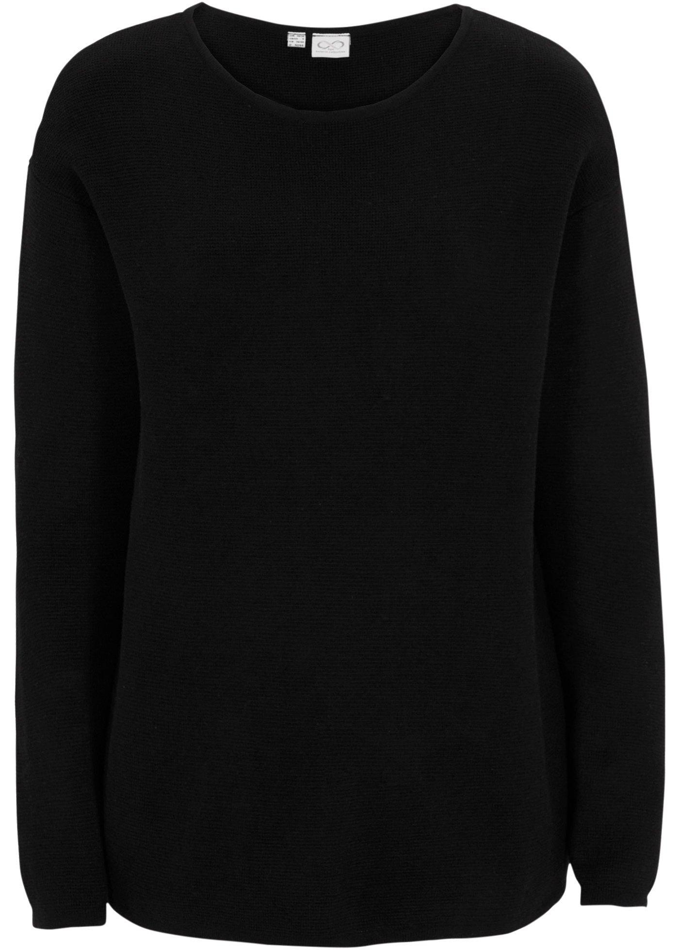 Pull col rond en maille milano Premium Basic
