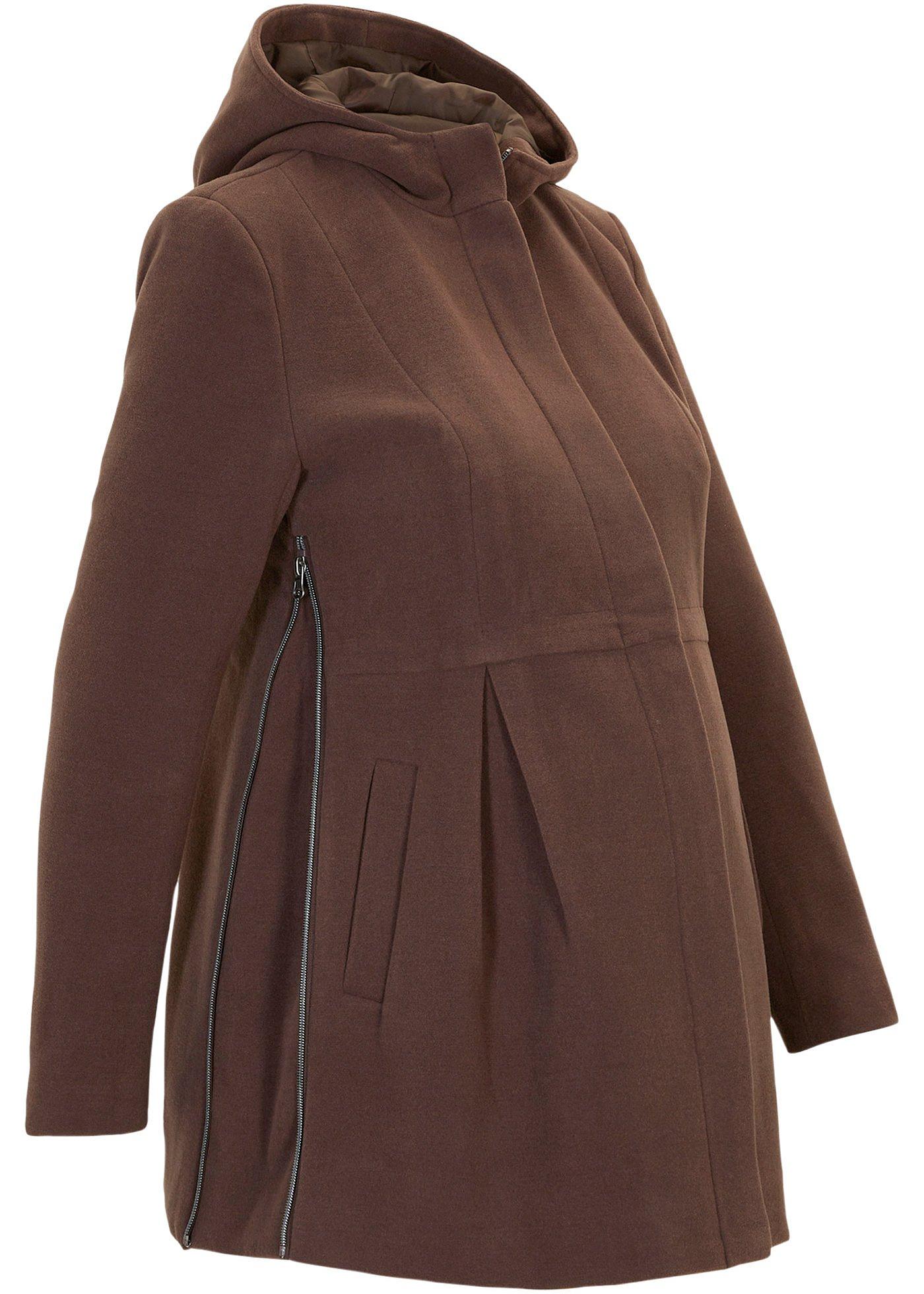 Manteau de grossesse avec capuche, ajustable