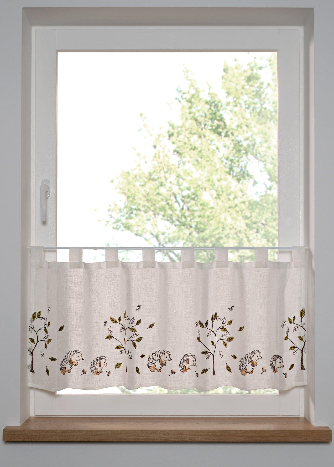 Brise-bise avec broderie