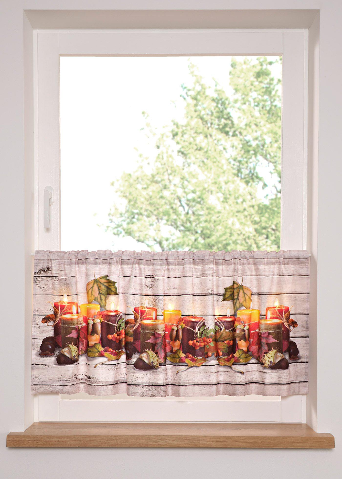 Brise-bise LED avec imprimé automne