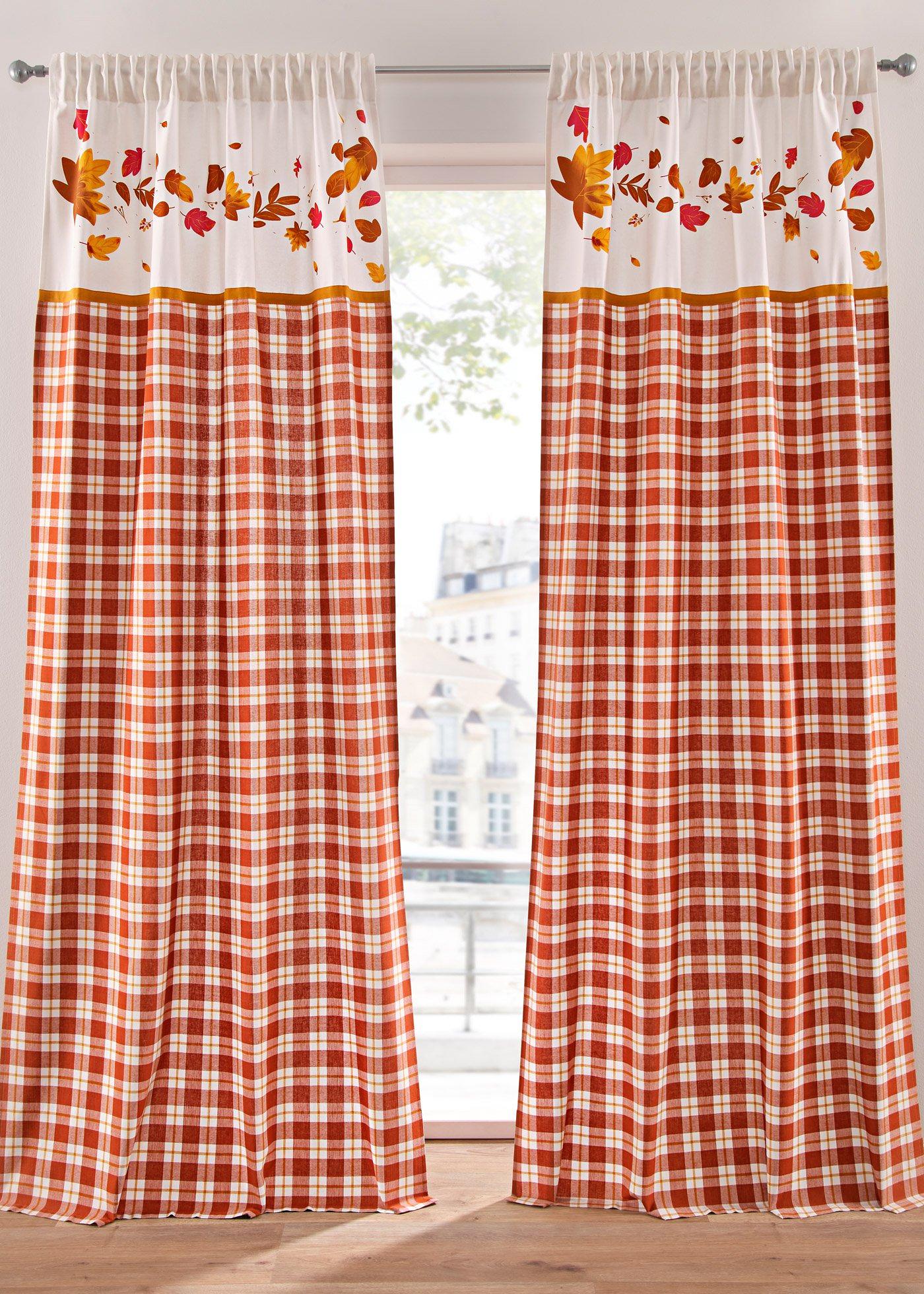 Panneau en coton avec imprimé feuilles (1 pce.)