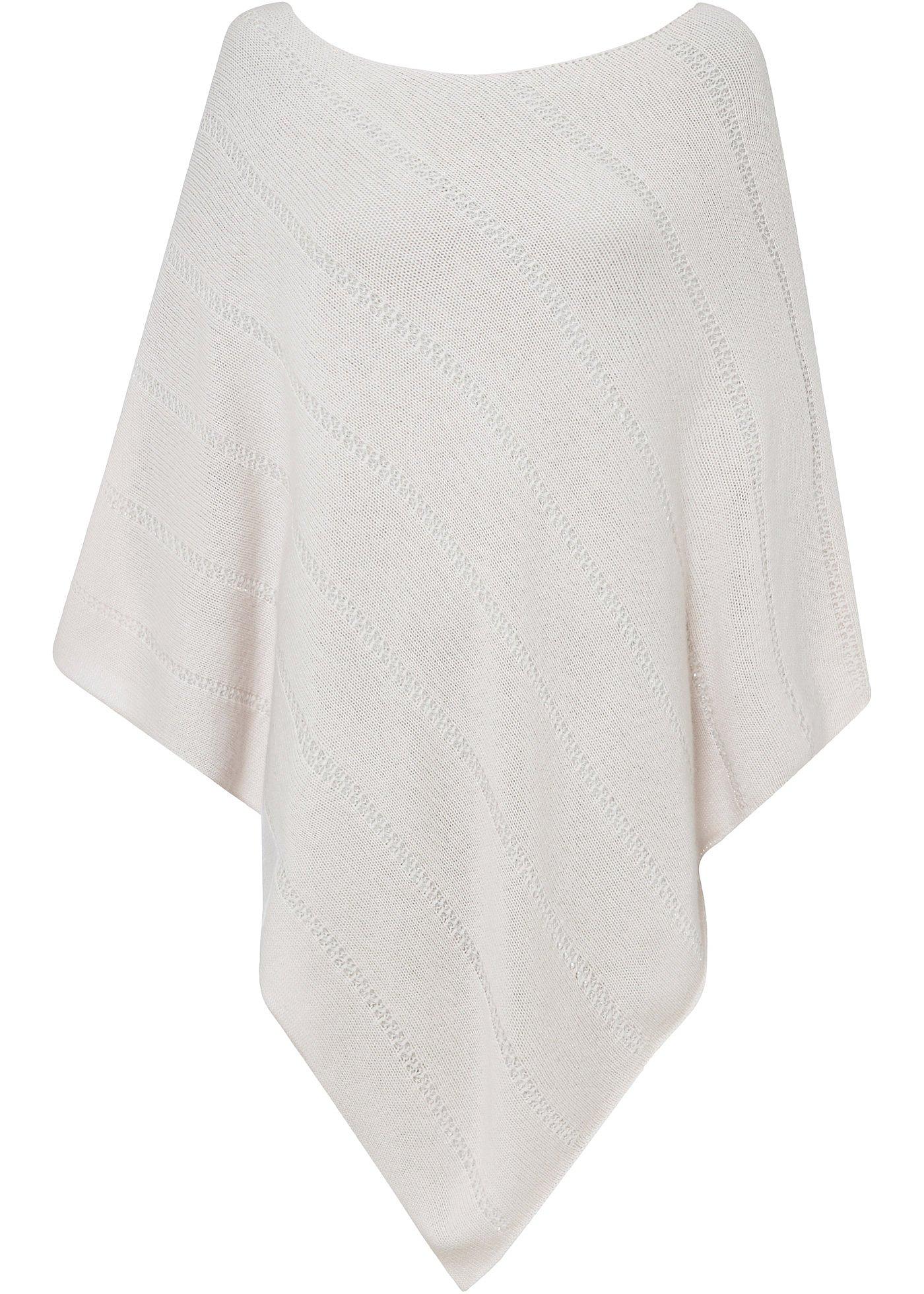 Poncho en laine avec teneur en Good Cashmere Standard®