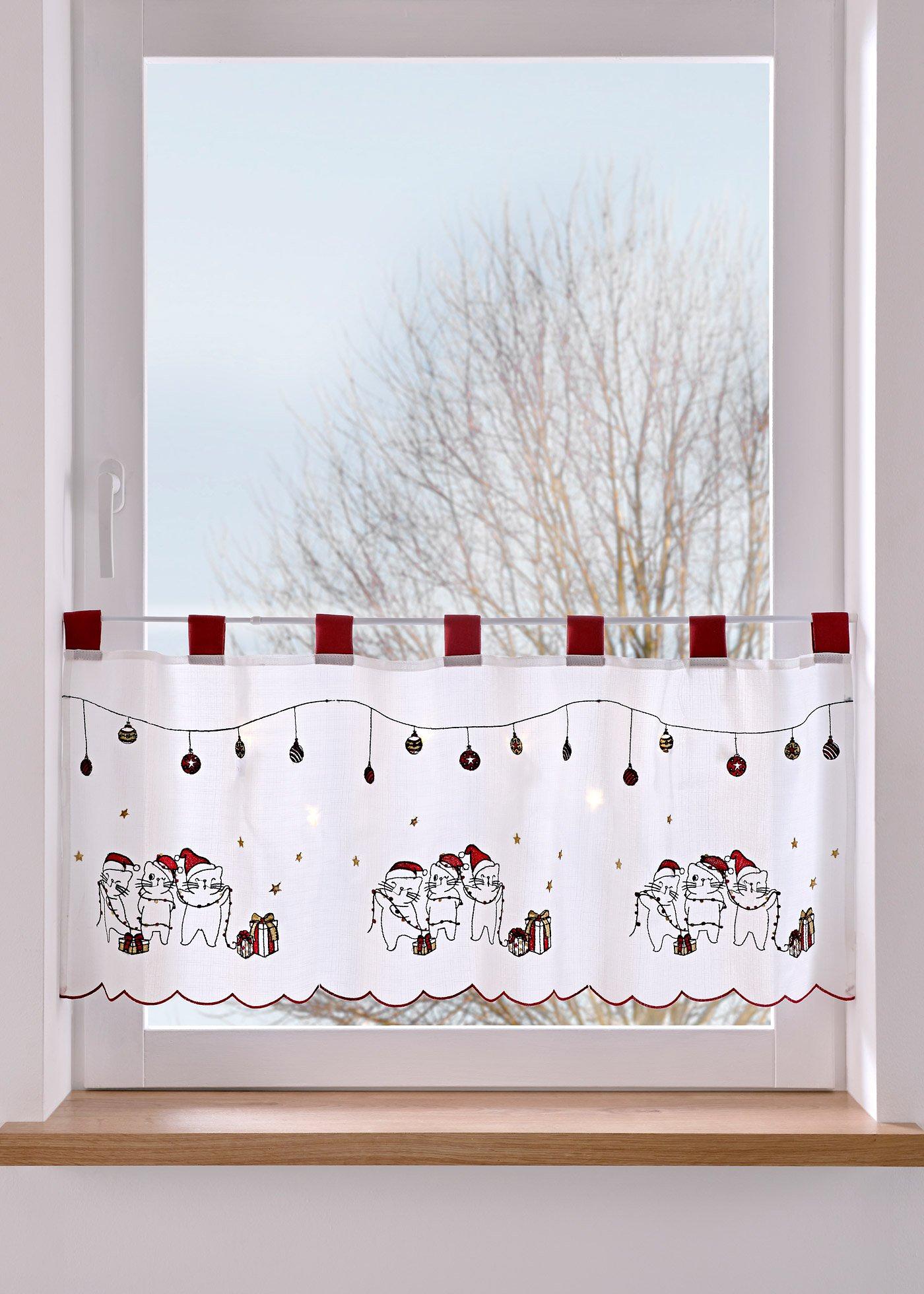 Brise-bise LED avec paysage hivernal