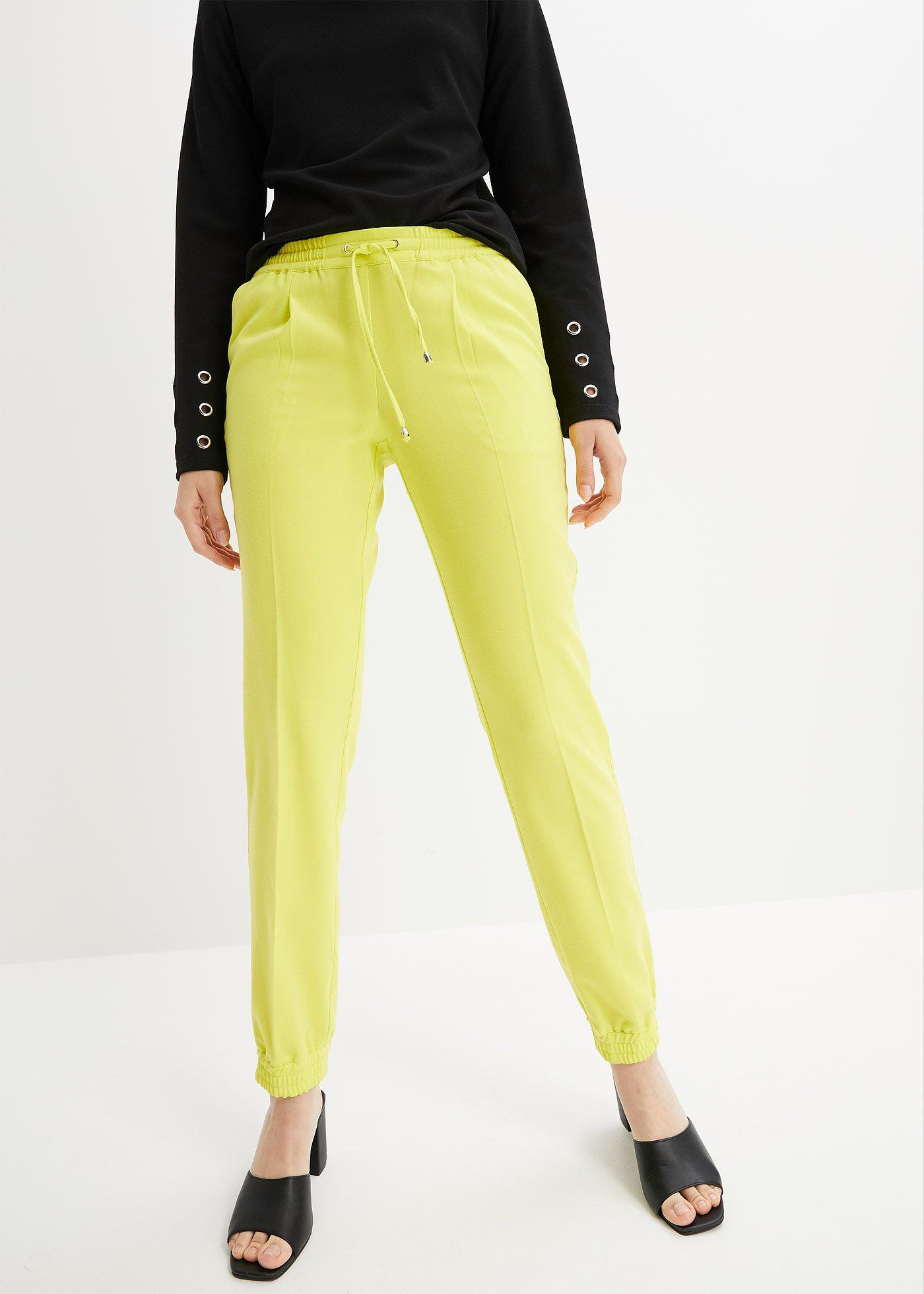 Pantalon Femme Lululemon Taille S - Couleur Citron/marron - Occasion En Très Bon état