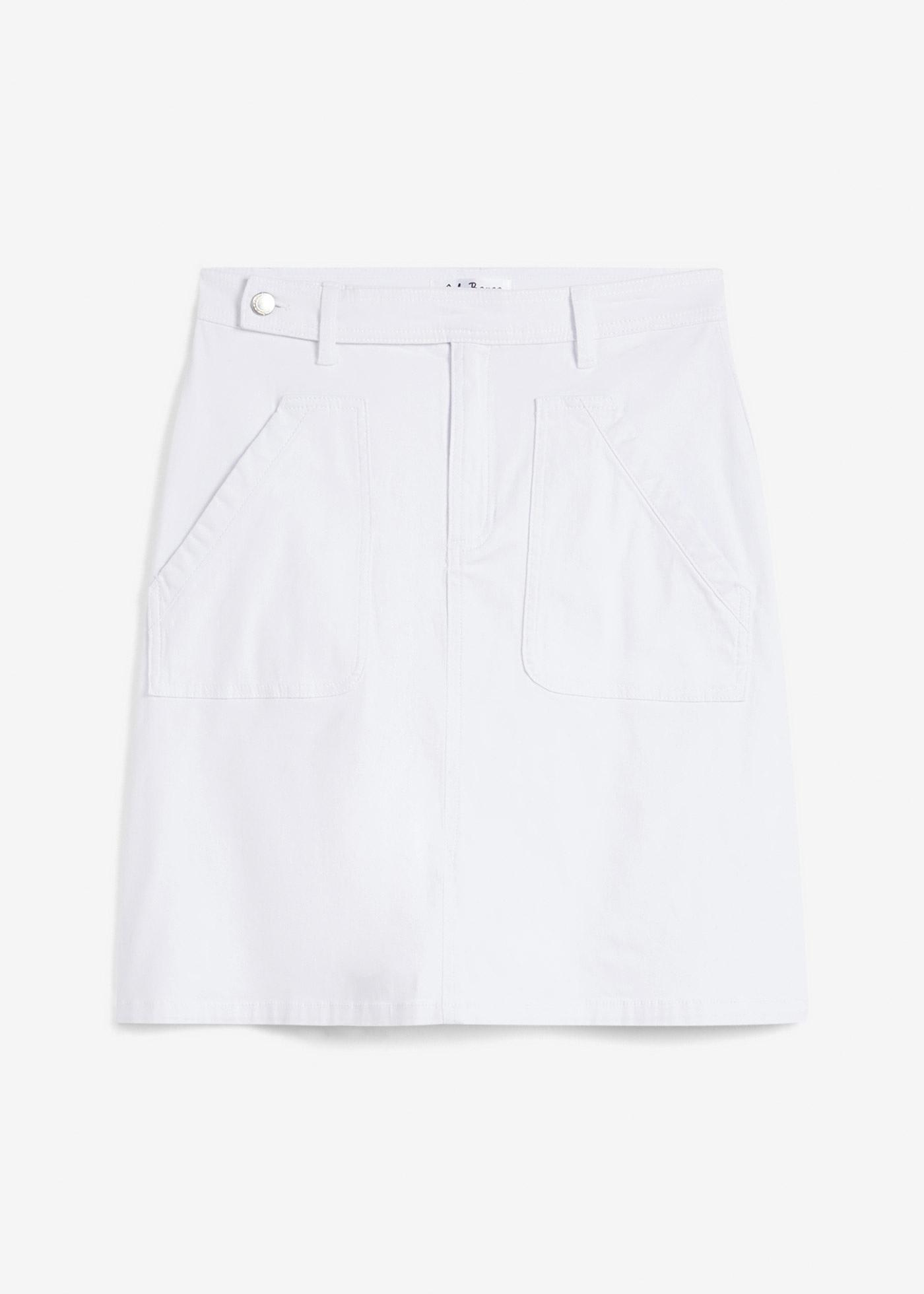 Jupe en jean blanche Tommy Hilfiger | Destock Jeans