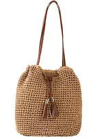 Sac bourse en paille, bpc bonprix collection