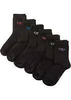 Lot de 6 paires de chaussettes coton, bonprix