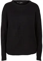 Pull en maille avec encolure ronde, bonprix