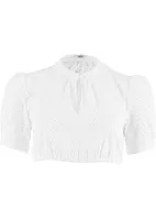 Blouse Dirndl à dentelle ajourée, bonprix