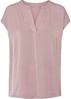 Blouse en satin à épaules descendues, bonprix