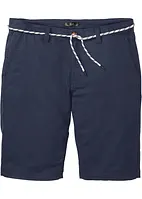 Bermuda chino avec lin majoritaire et cordon, Regular Fit, bonprix