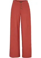 Pantalon palazzo en lin majoritaire, longueur XXL, bonprix