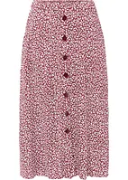 Jupe midi en viscose avec poches, bonprix