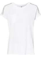 T-shirt ample avec dentelle, bonprix