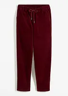 Pantalon en velours côtelé resserré à la taille, bonprix