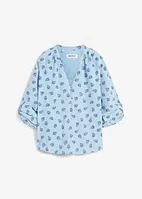 Blouse imprimée en gaze de coton, bonprix