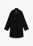 Manteau court à col en maille, bonprix